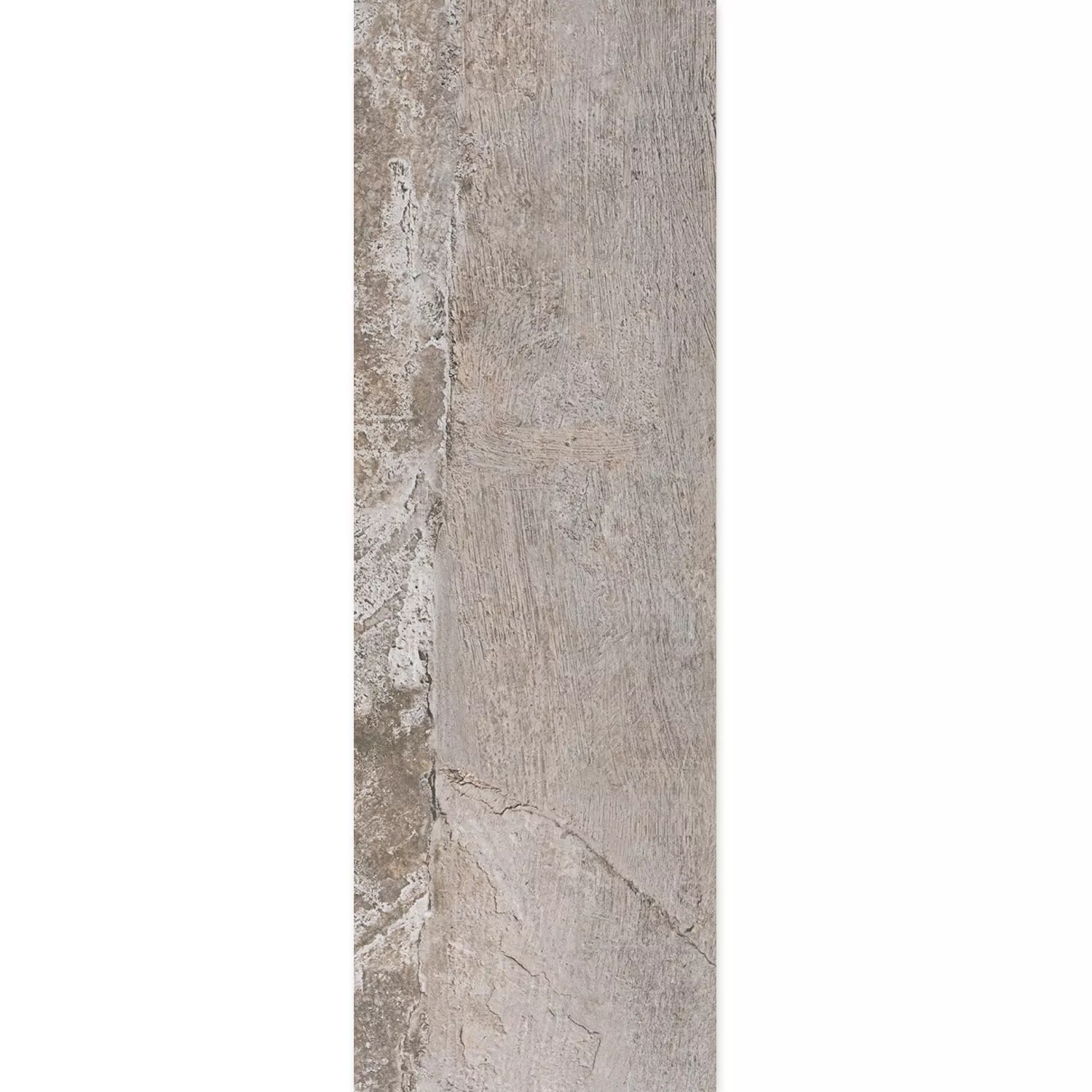Padrão Ladrilho Olhar de Pedra Polaris R10 Cinza 30x120cm