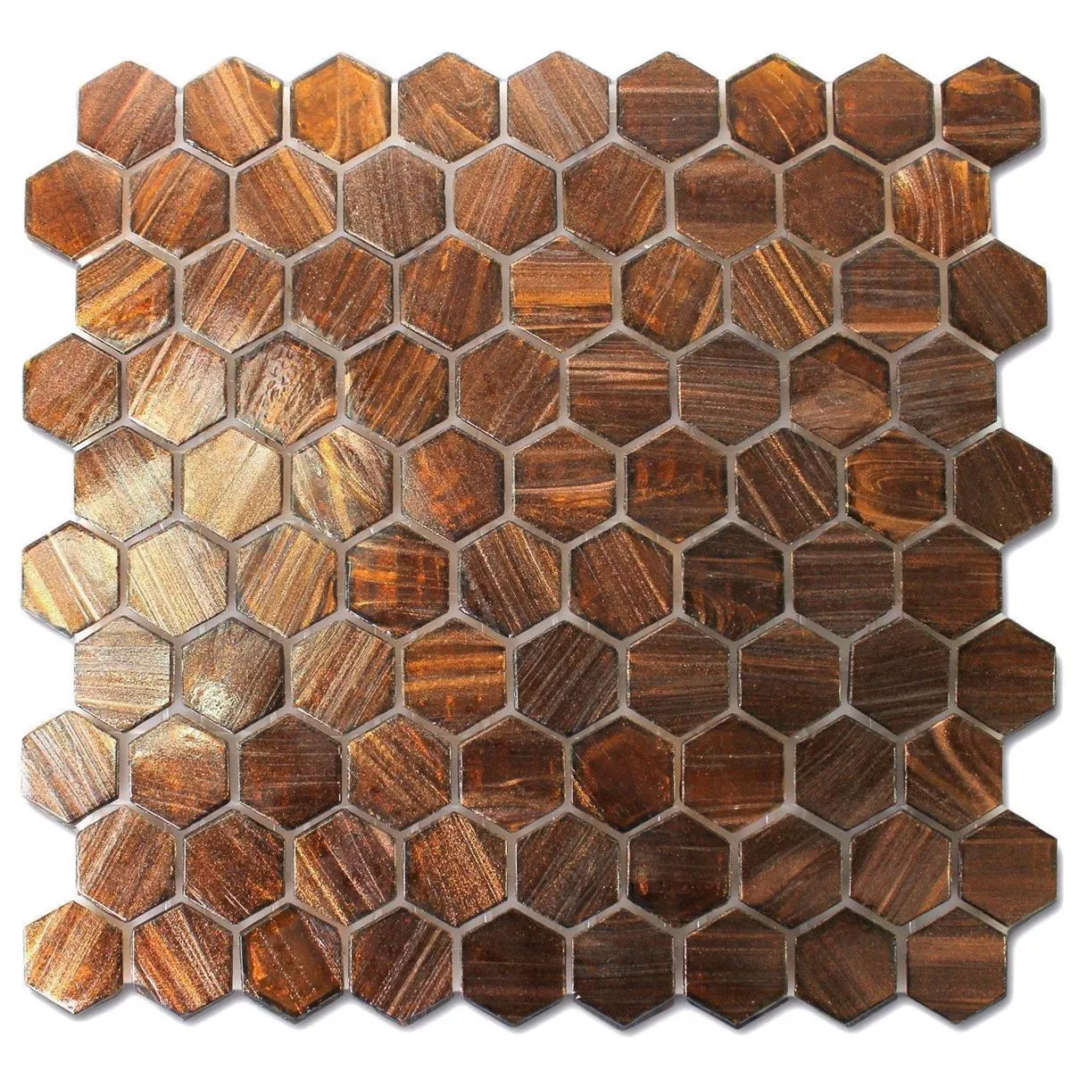 Azulejo Mosaico Trend-Vi Vidro Hexagonal 270