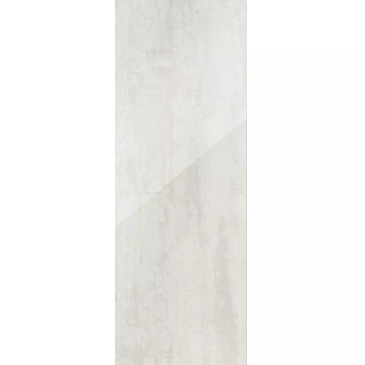 Ladrilhos Herion Aparência de Metal Lappato Blanco 45x90cm
