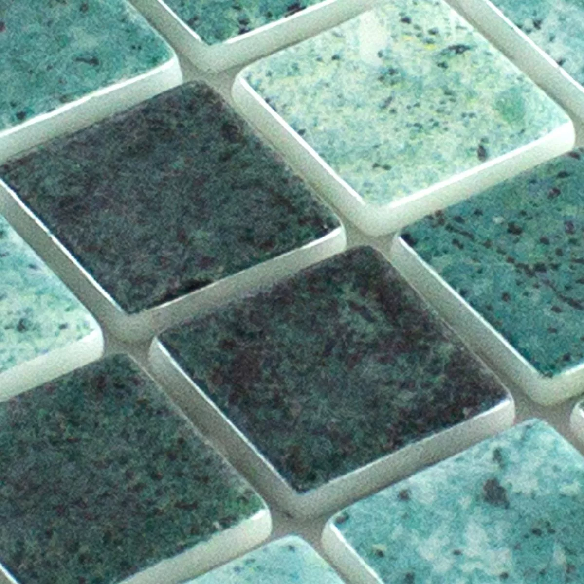 Padrão de Mosaico de Piscina de Vidro Baltic Verde