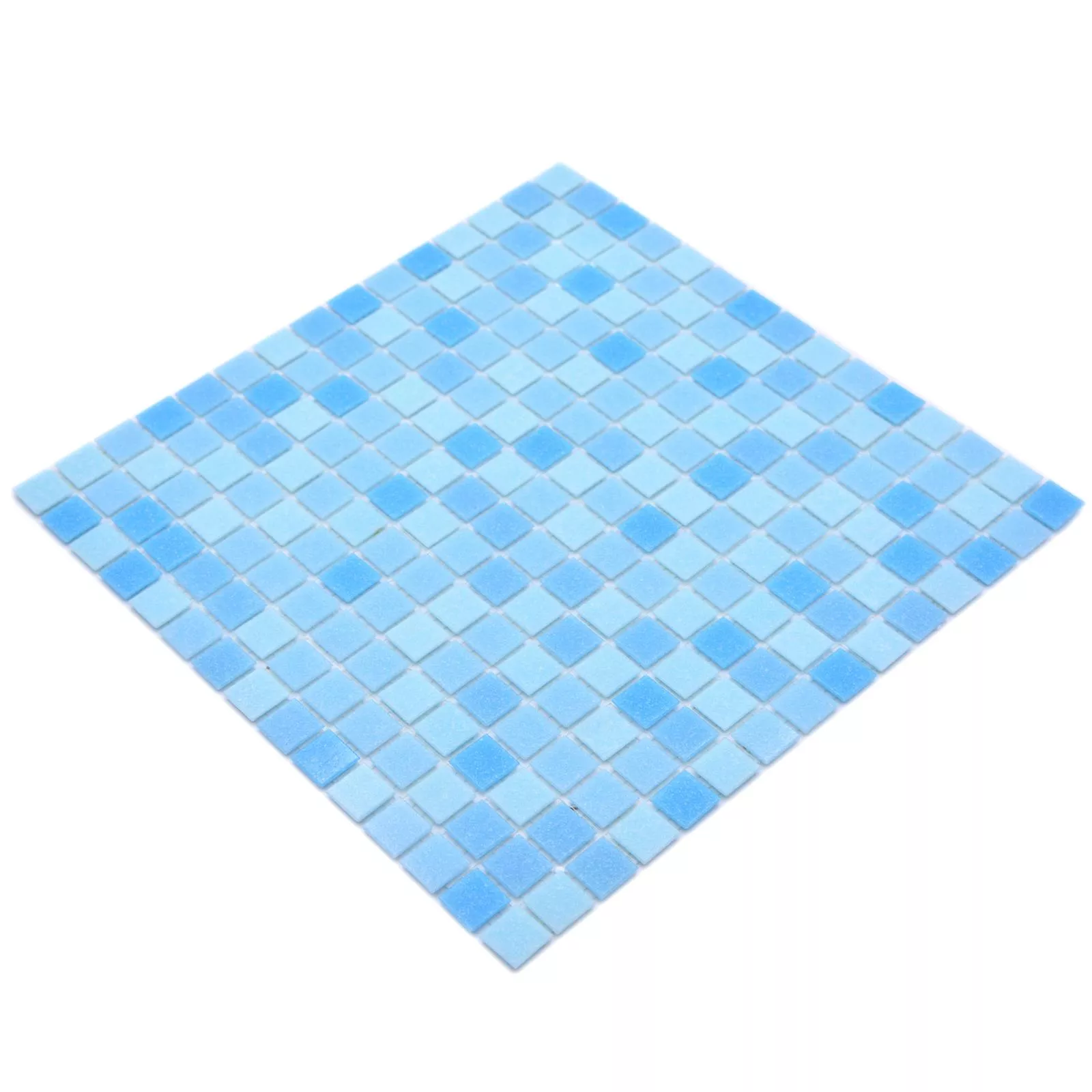 Padrão de Piscina Pool Mosaico North Sea Azul Claro Mix