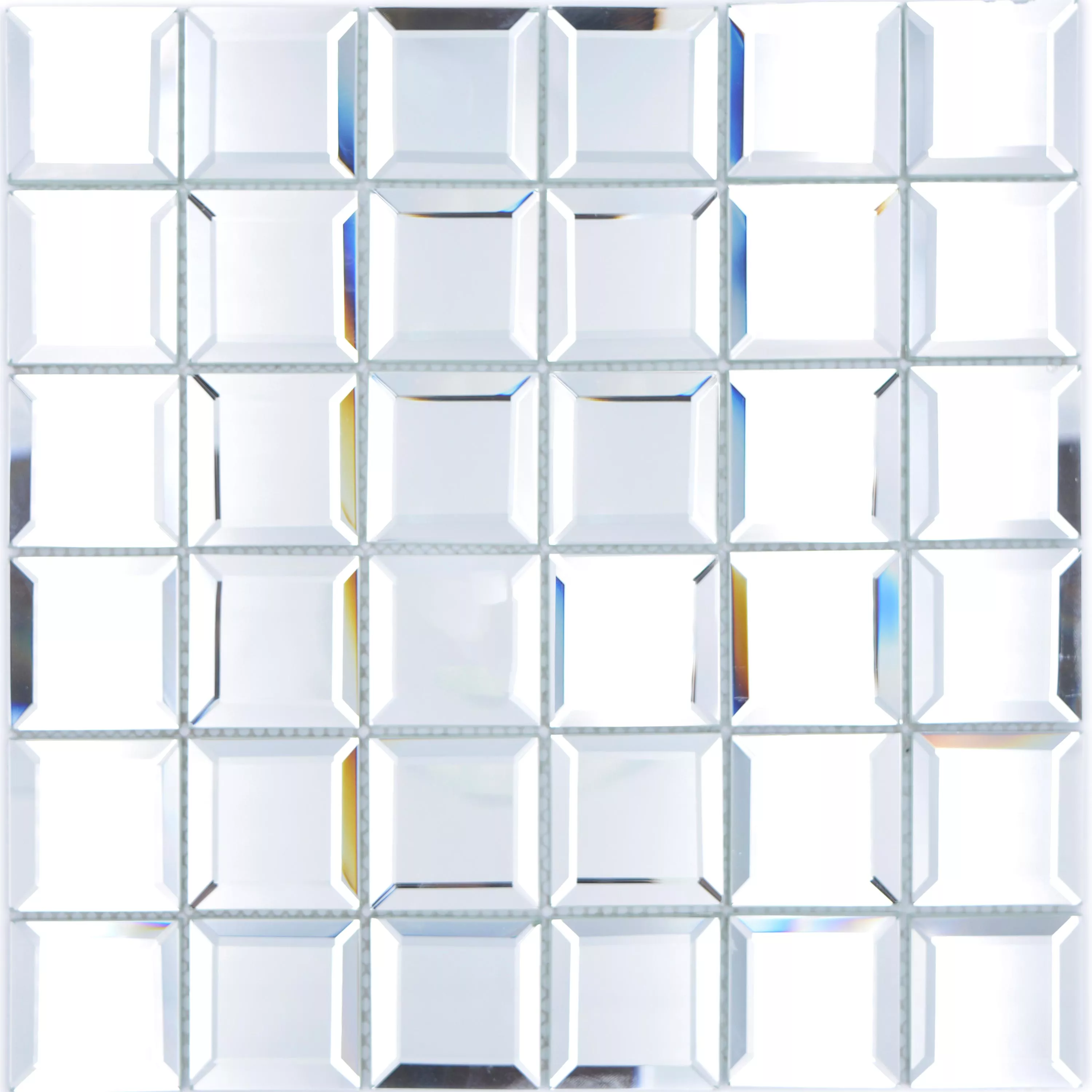 Padrão de Espelho Metro Azulejo Mosaico Reflexion Quadrada