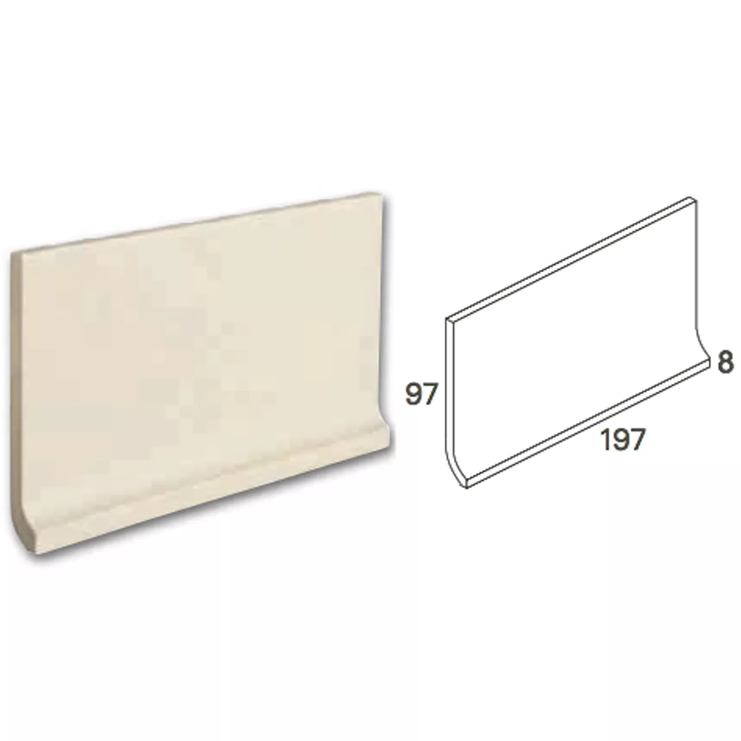Base Da Enseada Grão Fino Telha Cinza 20x10cm Base Da Enseada Grão Fino Telha Cinza 20x10cm