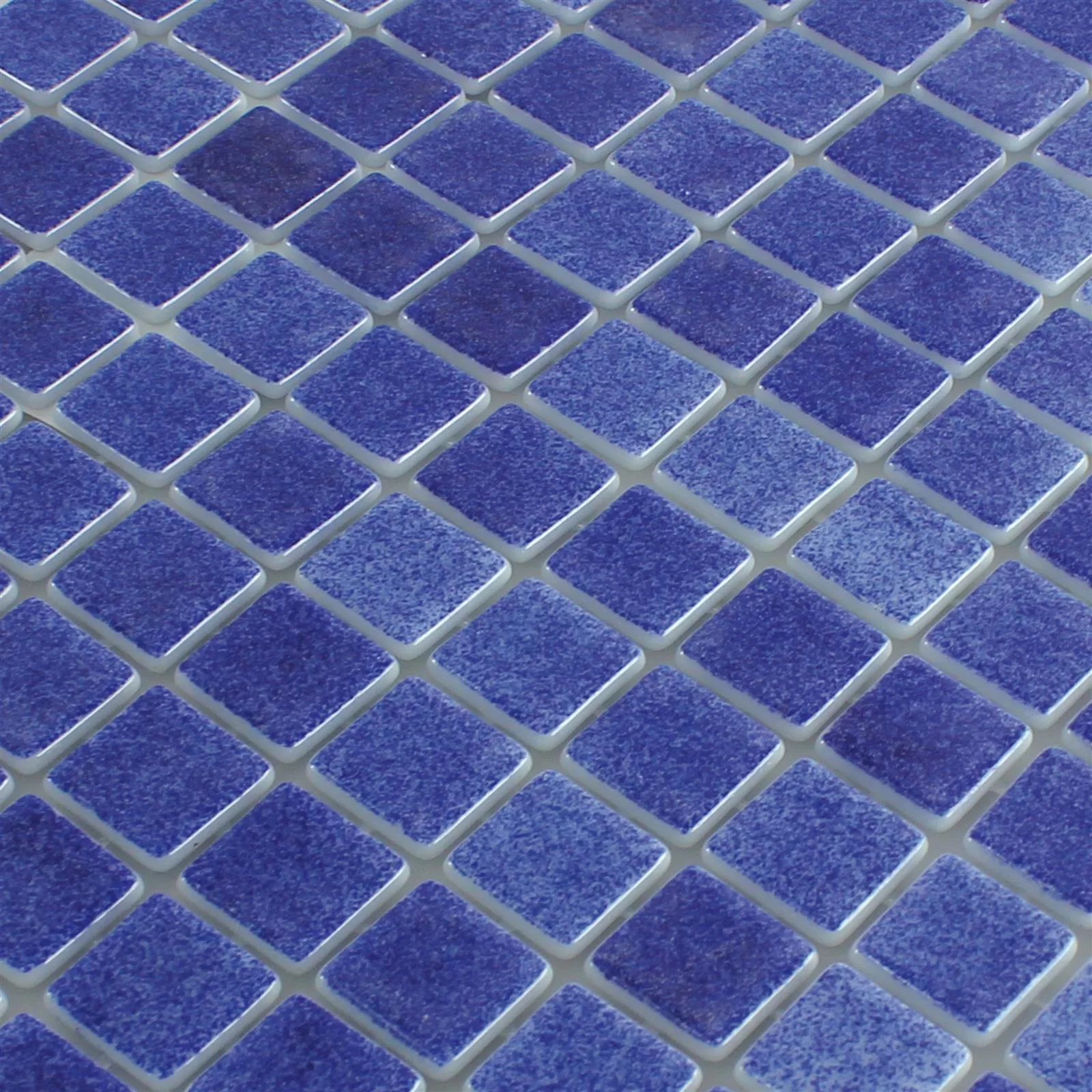 Vidro Piscina Pool Mosaico Antonio Azul Escuro