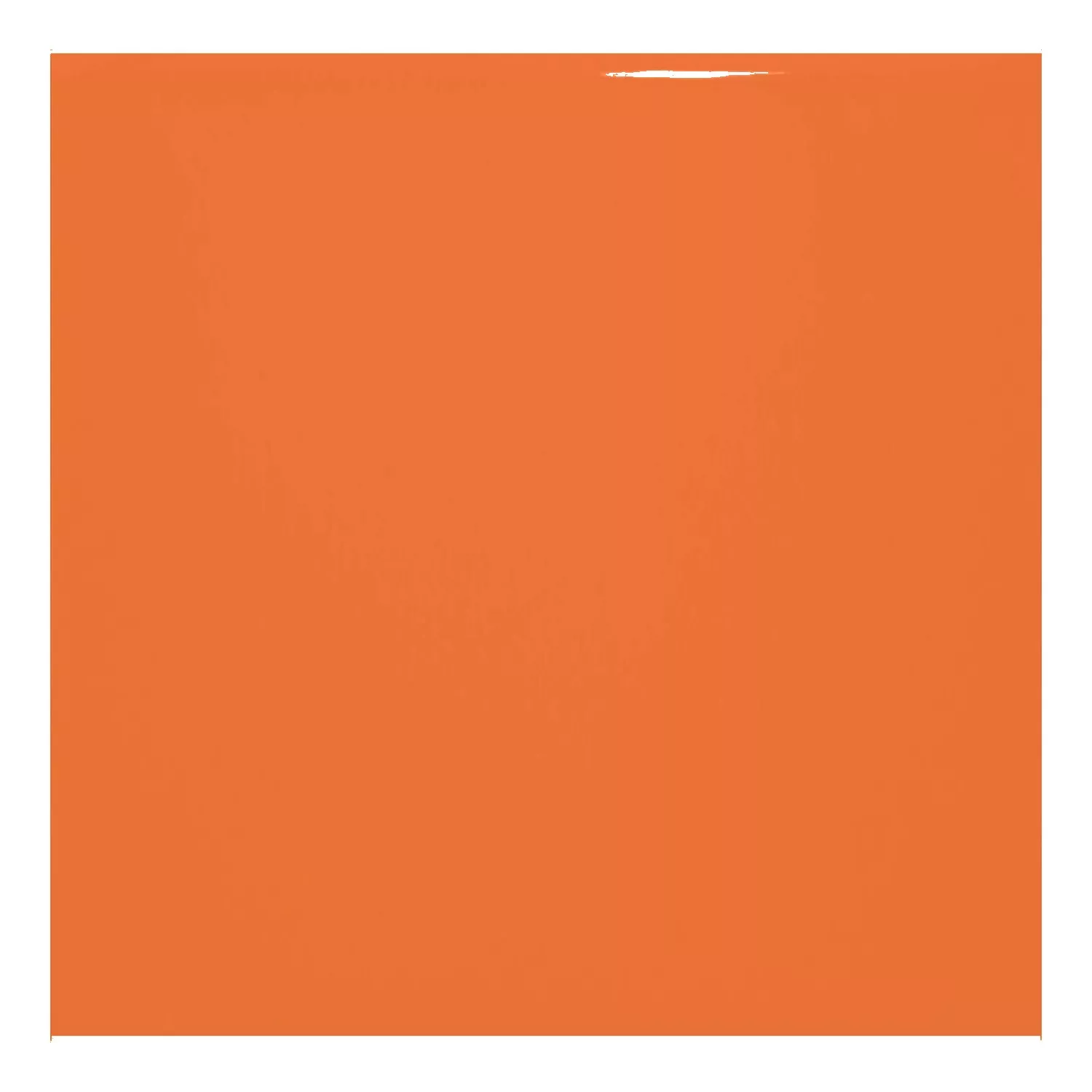 Ladrilho do metrô Laranja Brilhante 10x10 cm Sem Faceta Freyburg Naranja