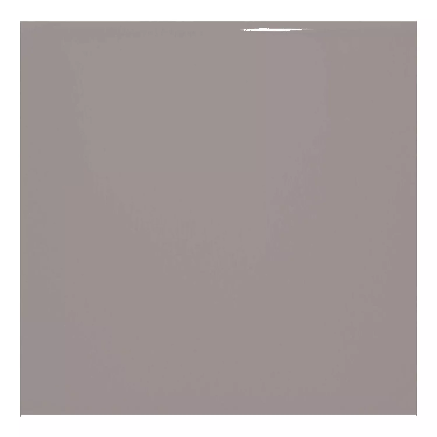 Ladrilho do metrô Cinza Brilhante 10x10 cm Sem Faceta Freyburg Plata