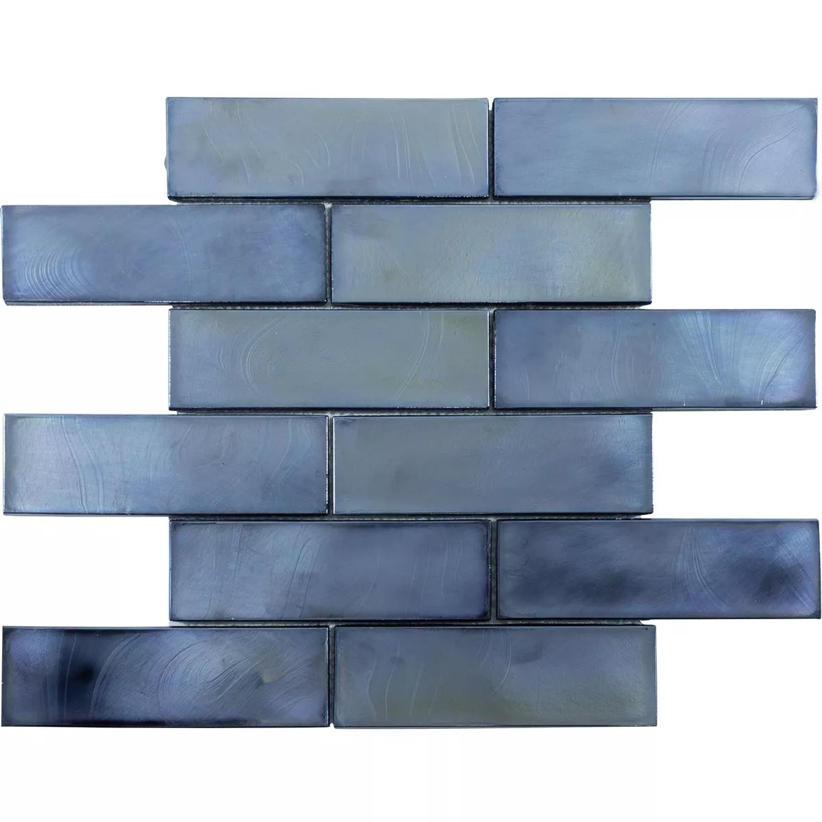 Mosaico De Vidro Azulejos Andalucia Brick Preto