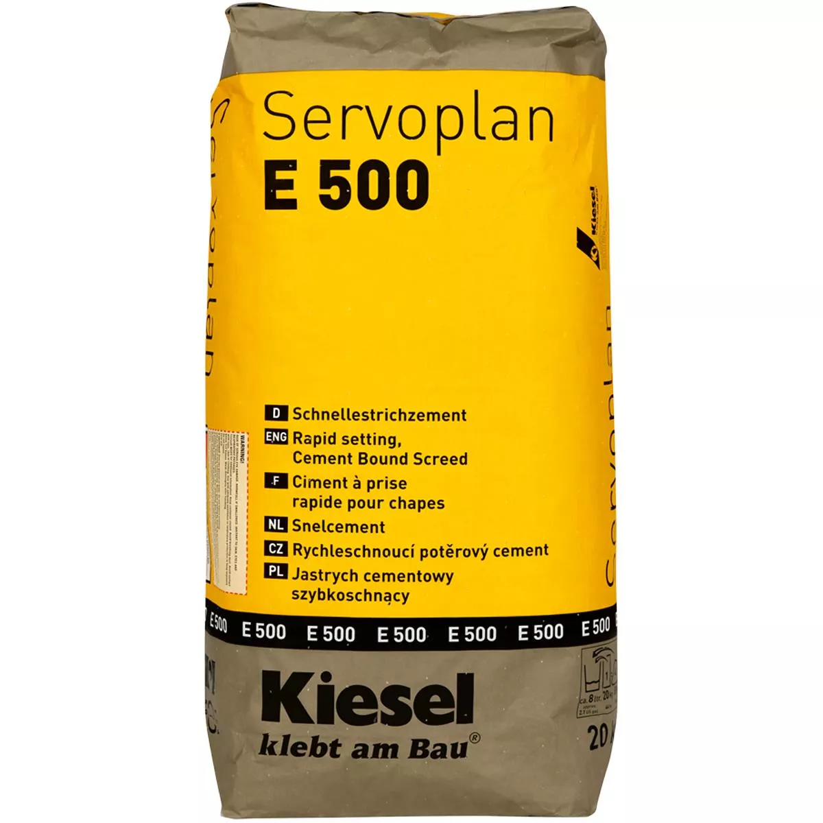 Ligante para betonilhas rápidas Kiesel Servoplan E 500 20 kg