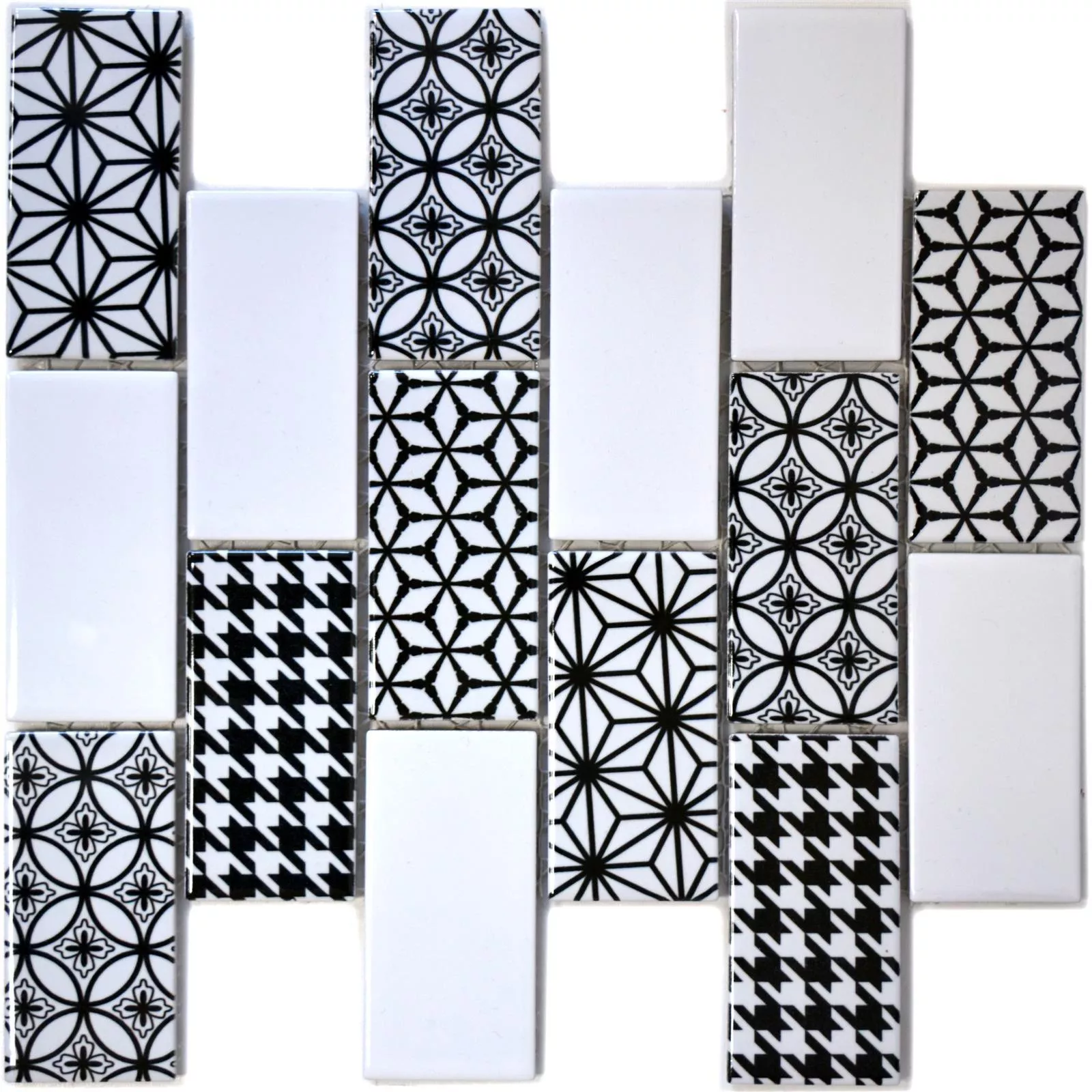 Mosaico Cerâmico Azulejos Panayot Branco