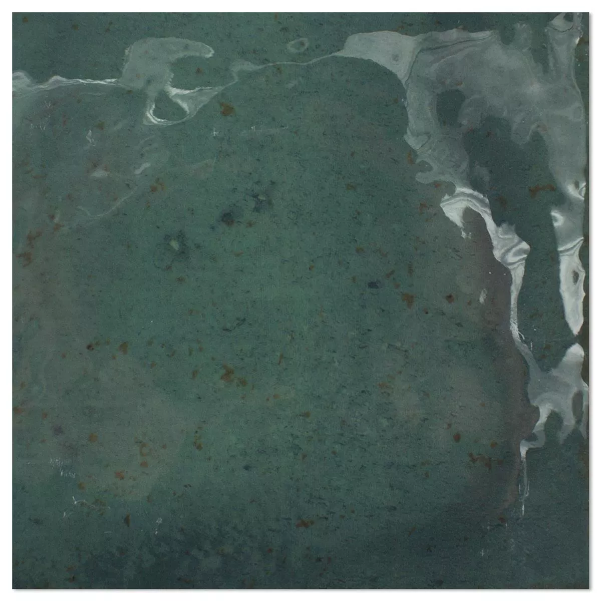 Azulejos Kiowa Brilhante Ondulado Verde 15x15cm Azulejos Kiowa Brilhante Ondulado Verde 15x15cm