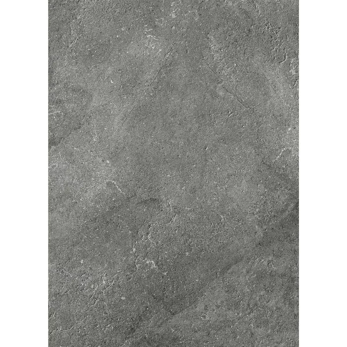 Ladrilho Bangui Olhar de Pedra 60x120cm Cinza Escuro