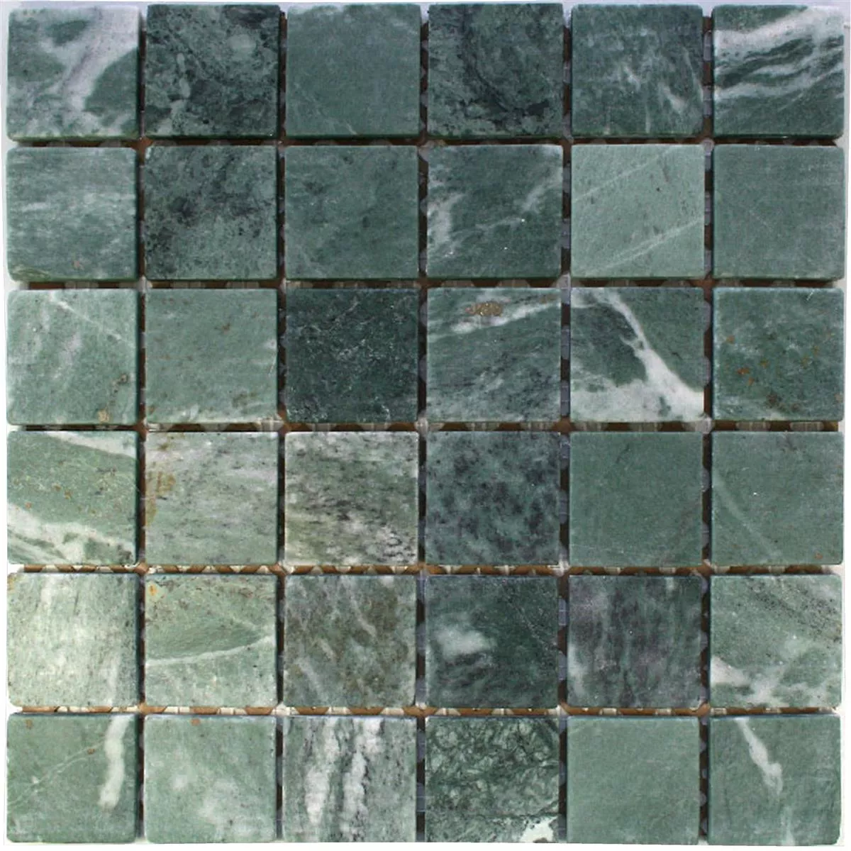 Padrão de Azulejo Mosaico Mármore 48x48x8mm Verde