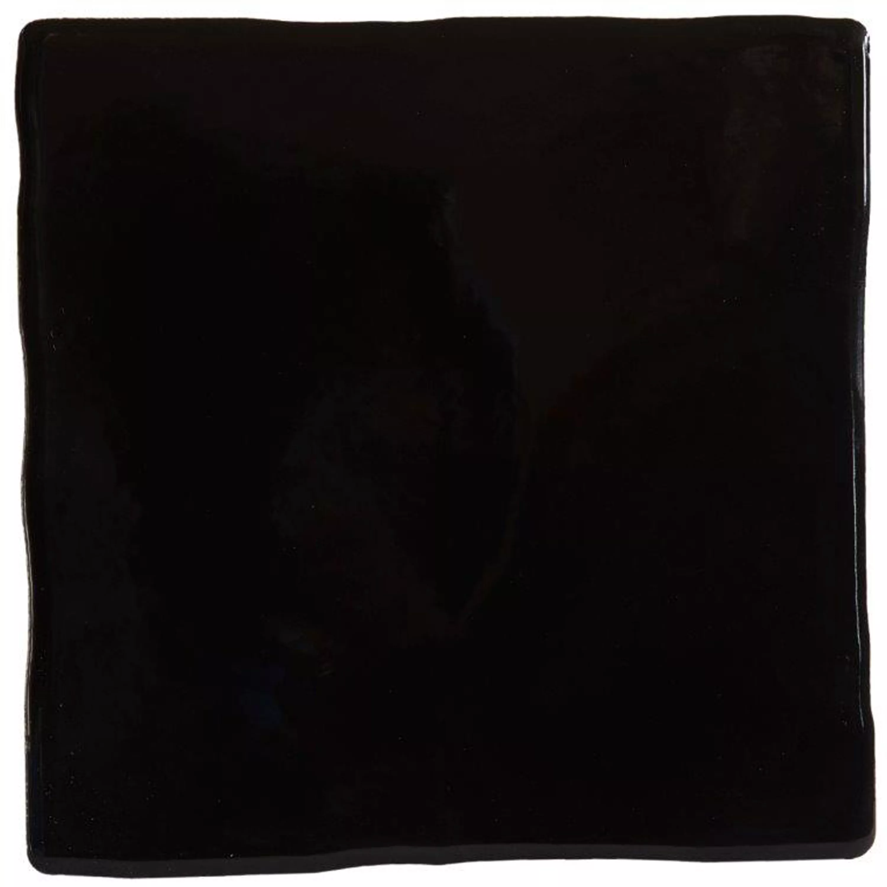 Azulejo Rebecca Ondulado Preto 16,2x16,2cm