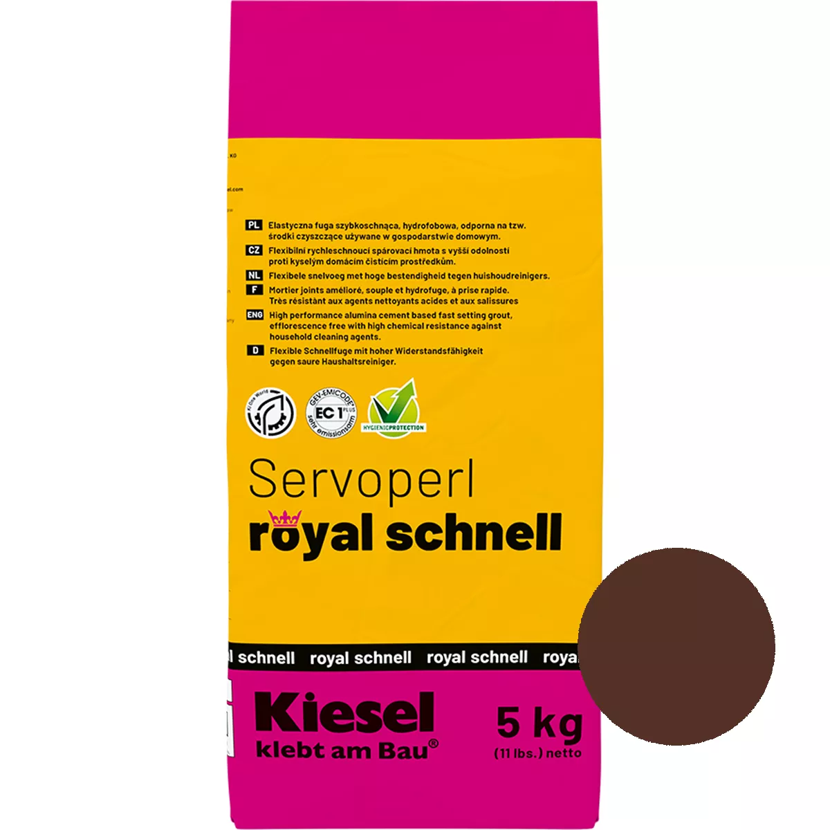 Composto comum Servoperl Royal Quick Bali Brown 5 kg