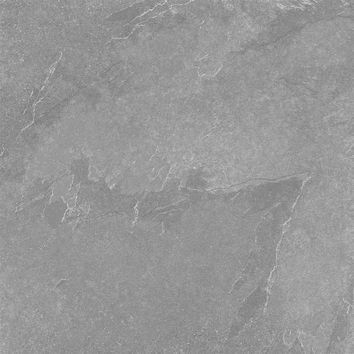 Ladrilho Memphis Olhar de Pedra R10/B Antracite 60x60cm