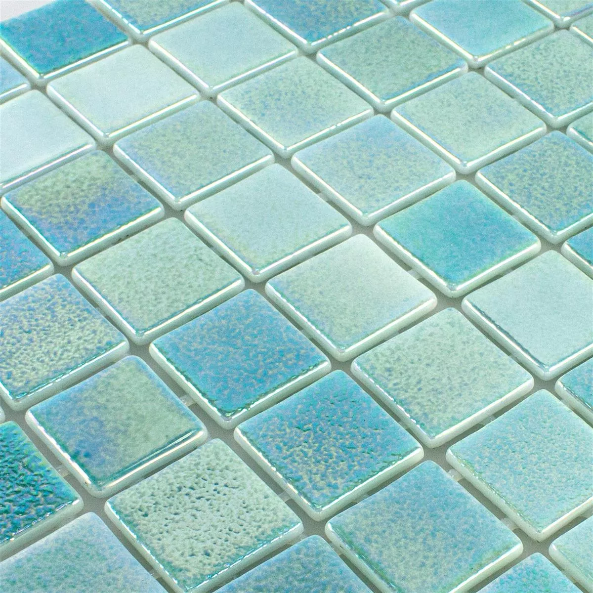 Padrão de Vidro Piscina Pool Mosaico McNeal Turquesa 38