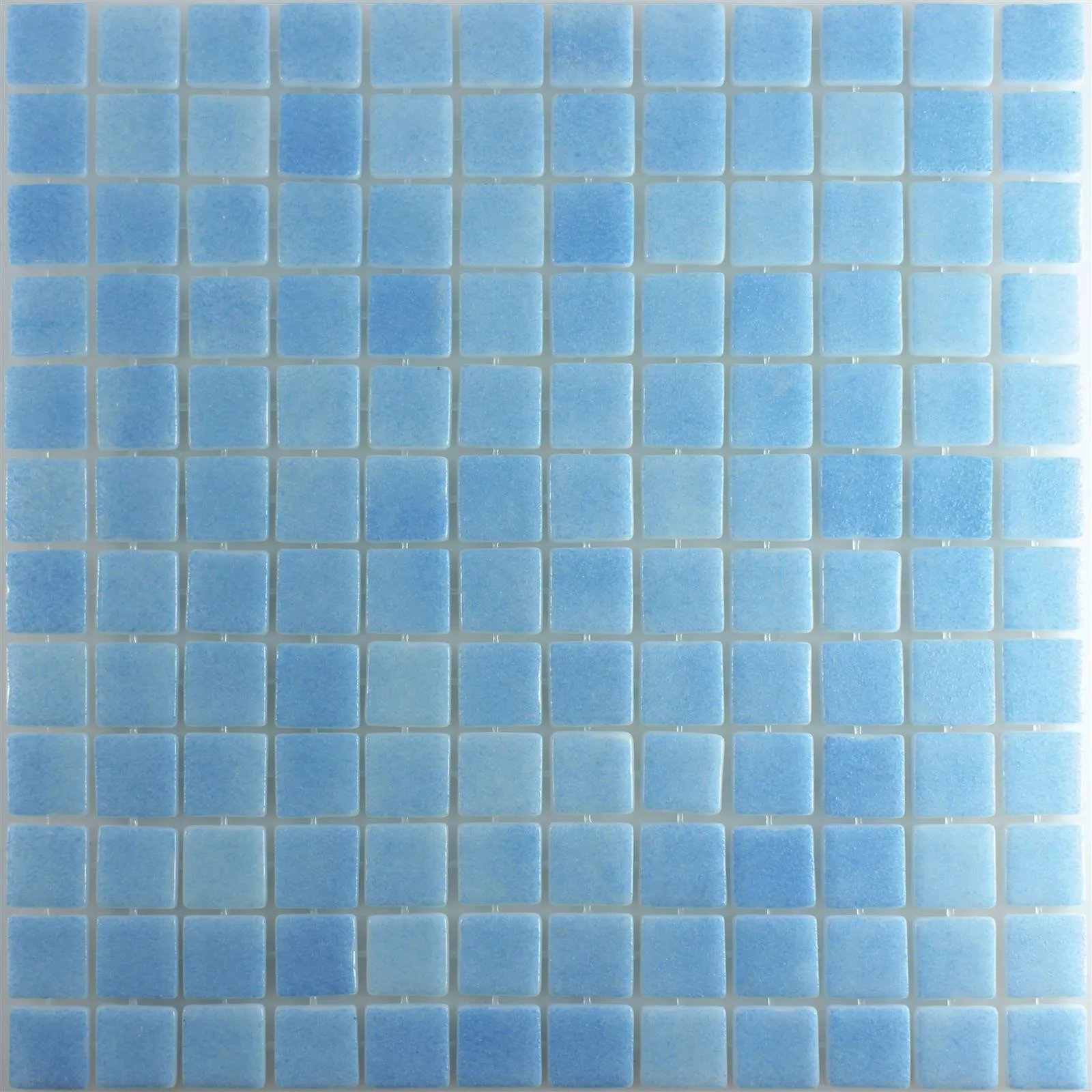 Vidro Piscina Pool Mosaico Lagune R11C Azul Claro