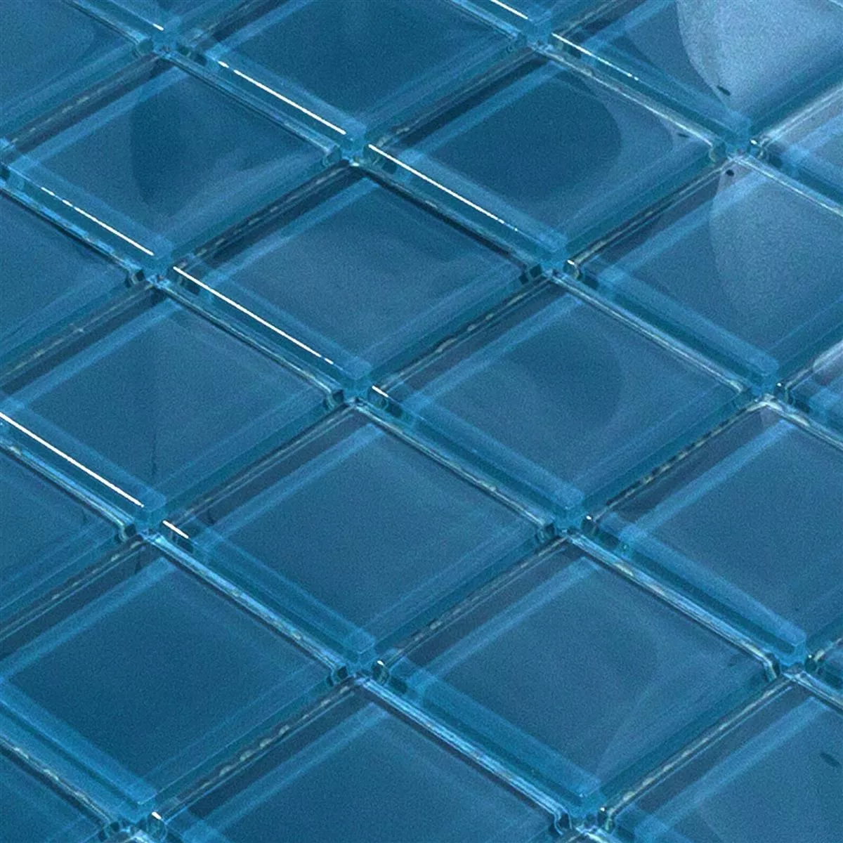 Padrão de Mosaico De Vidro Azulejos Melmore Azul