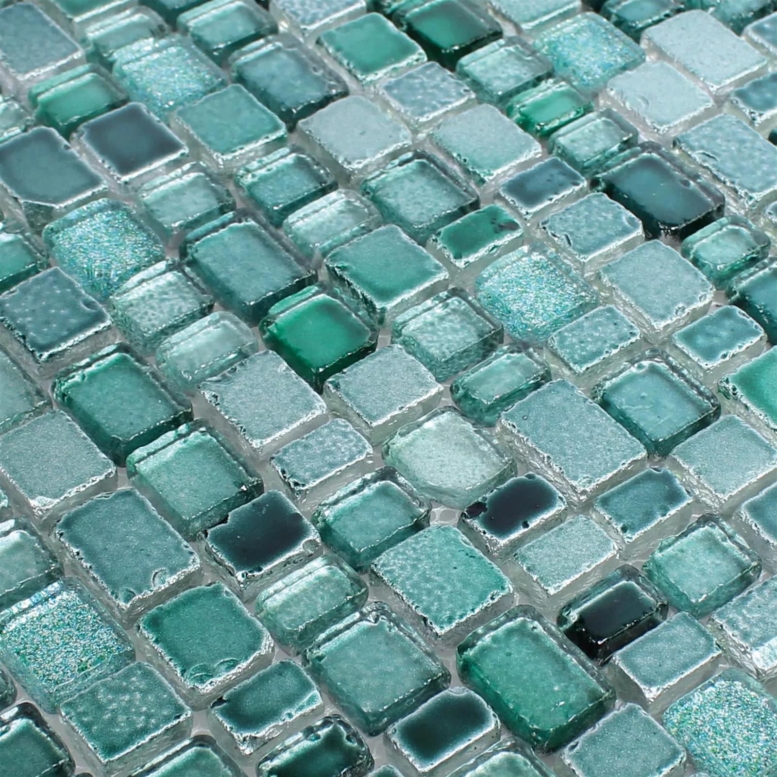 Azulejo Mosaico Vidro Roxy Verde