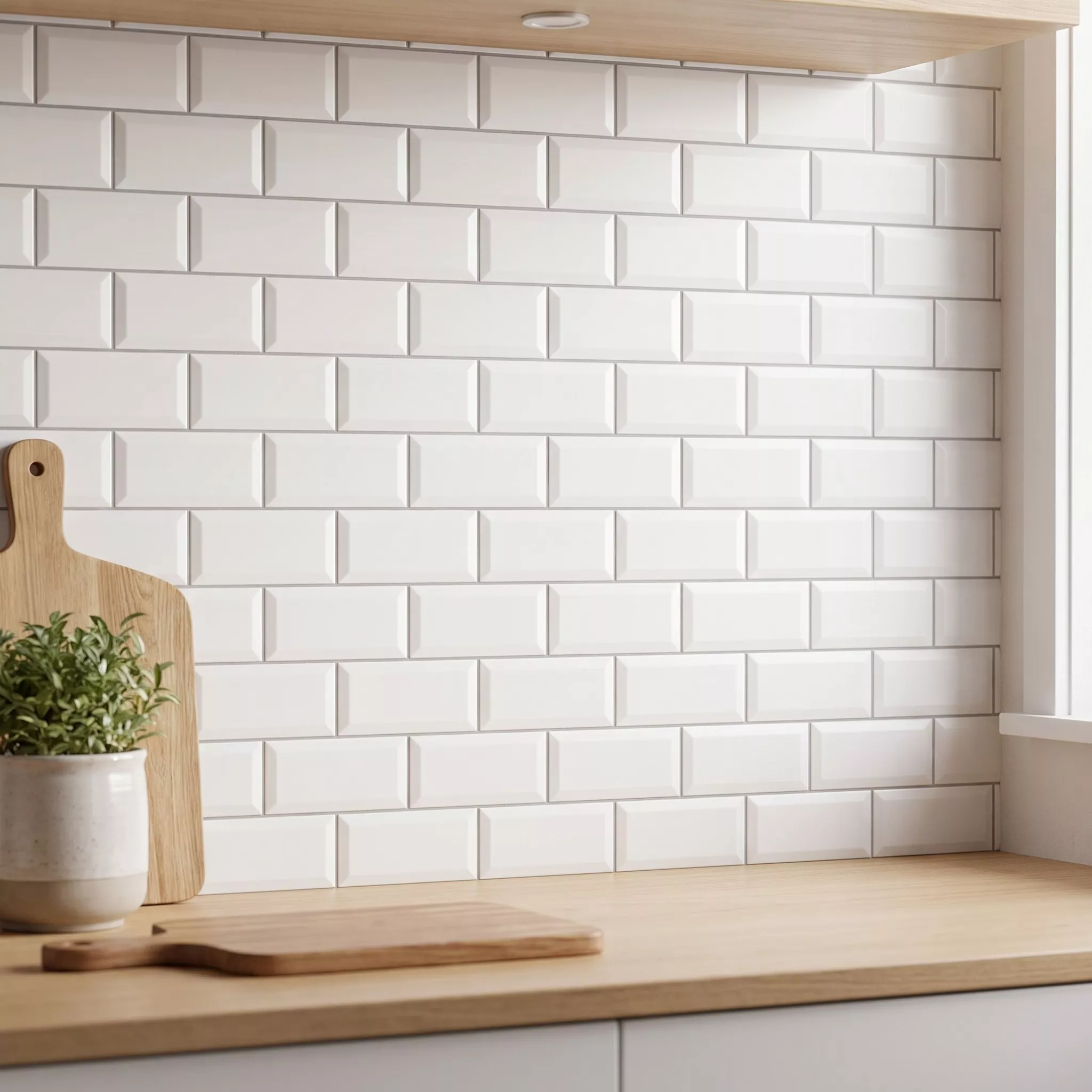Ladrilho do metrô Branco Fosco 7,5x15 cm Faceta Pitcox Blanco