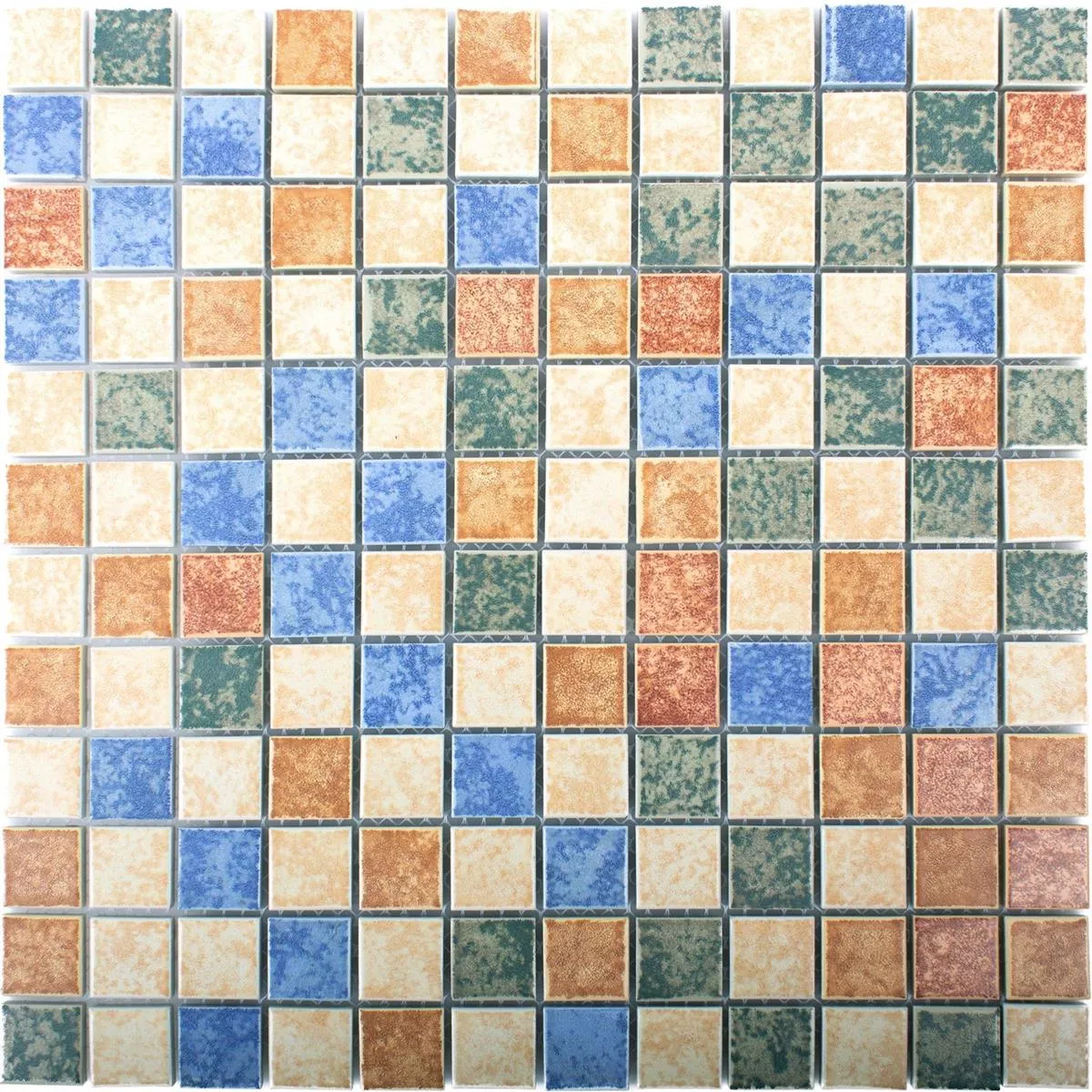 Padrão de Cerâmica Azulejo Mosaico Zotte Multicolorido Mix