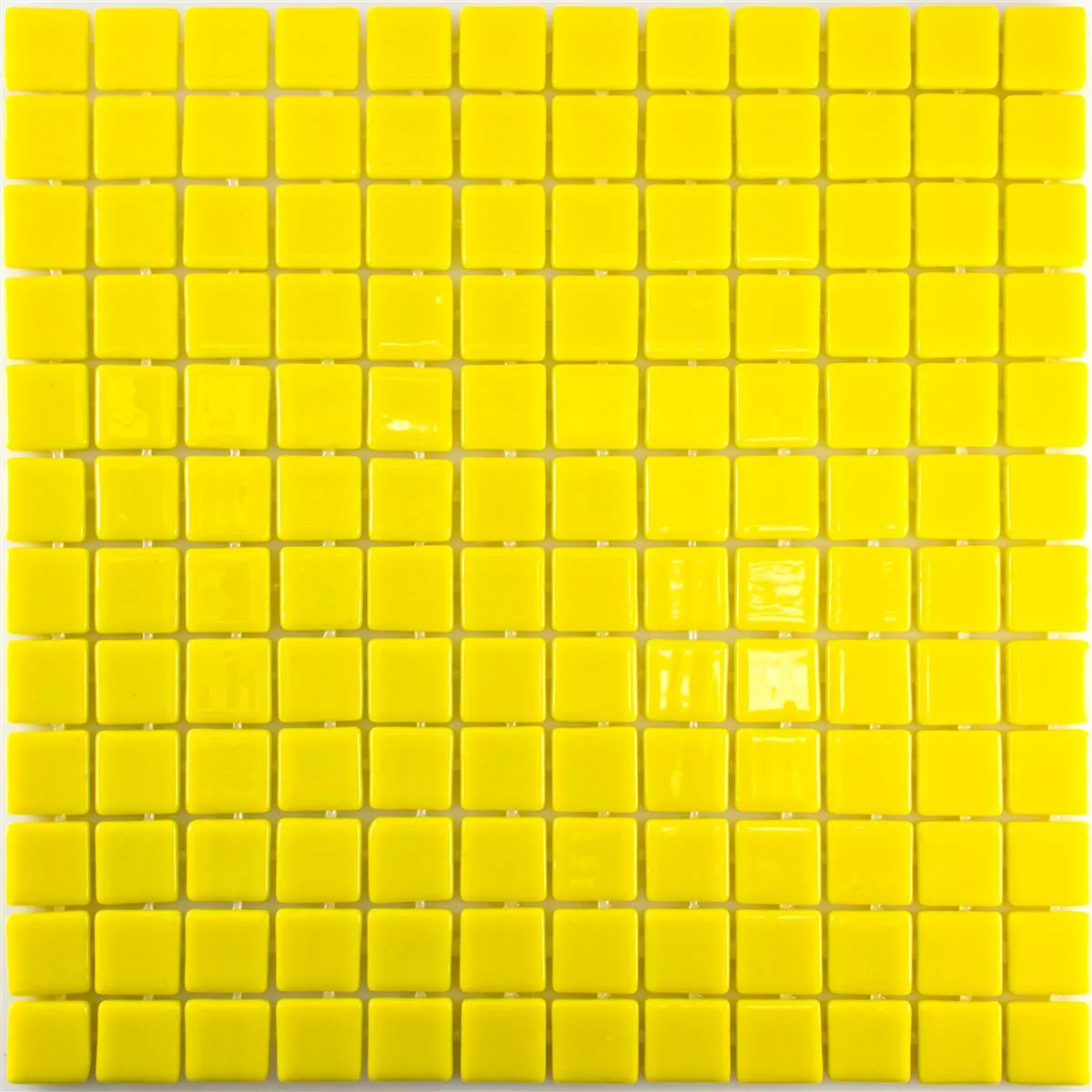 Padrão de Vidro Pool Piscina Mosaico Pixley Amarelo