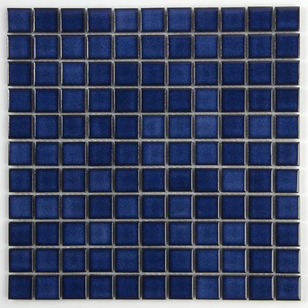 Padrão de Azulejo Mosaico Cerâmica  Azul