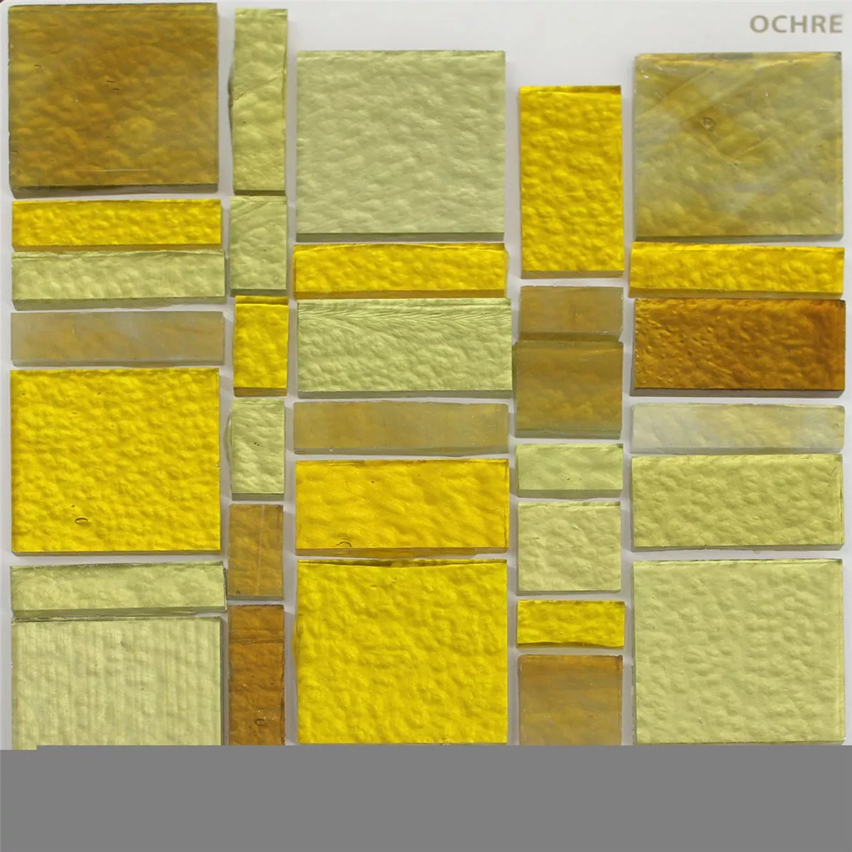 Ladrilhos De Vidro Trend Reciclando Mosaico Liberty Ochre