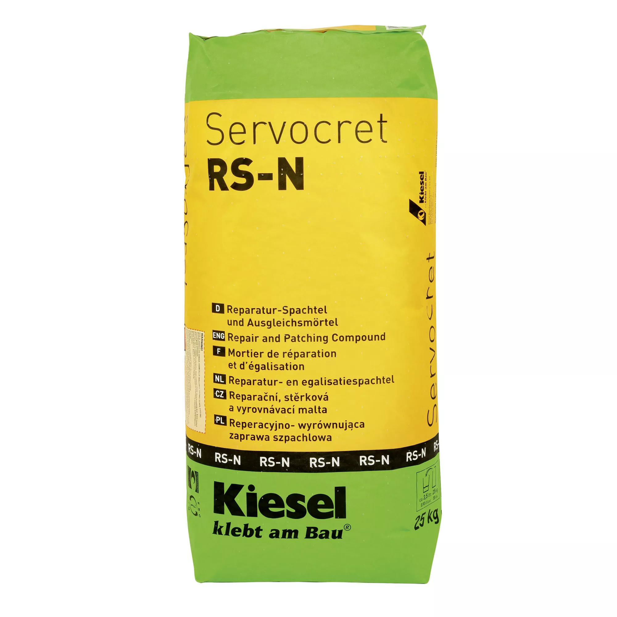 Kiesel Servocret RS-N - espátula de reparação e argamassa de nivelamento (25KG) Kiesel Servocret RS-N - espátula de reparação e argamassa de nivelamento (25KG)