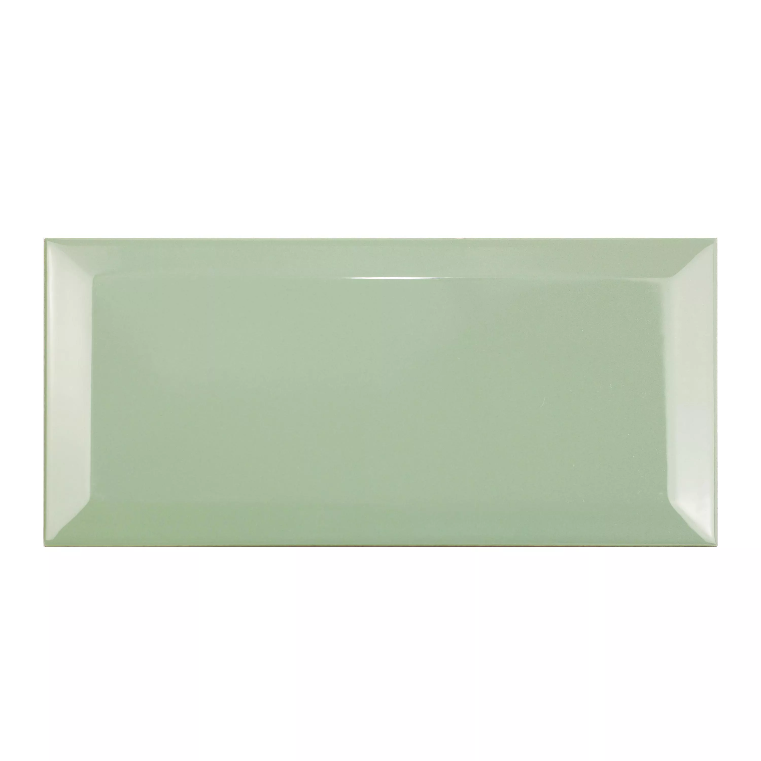 Metro Azulejos Brasilia Faceta 7,5x15x0,7cm Verde Metro Azulejos Brasilia Faceta 7,5x15x0,7cm Verde
