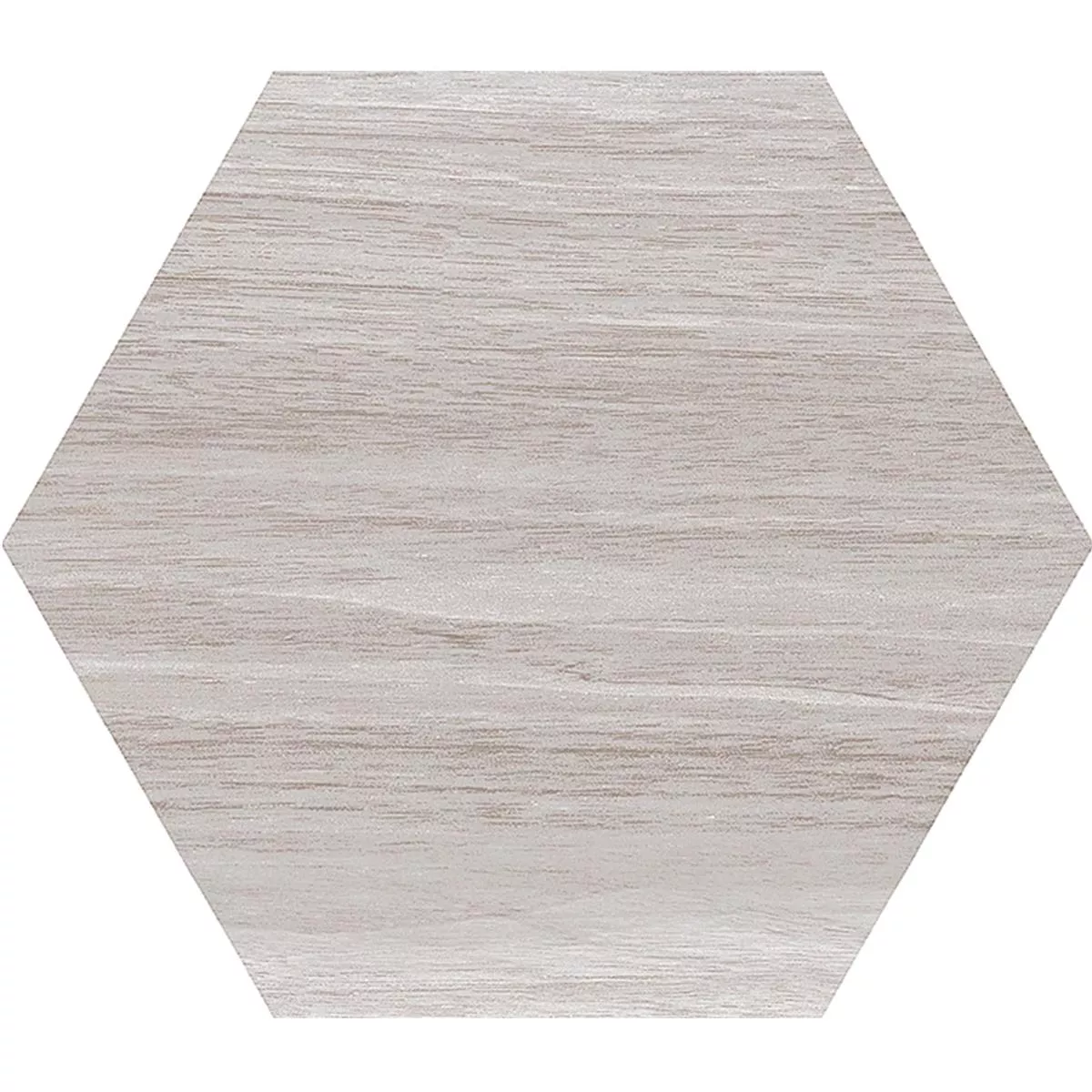 Grés Porcelânico Azulejos Hexwood Hexágono Cinza 22,5 x 25,9cm