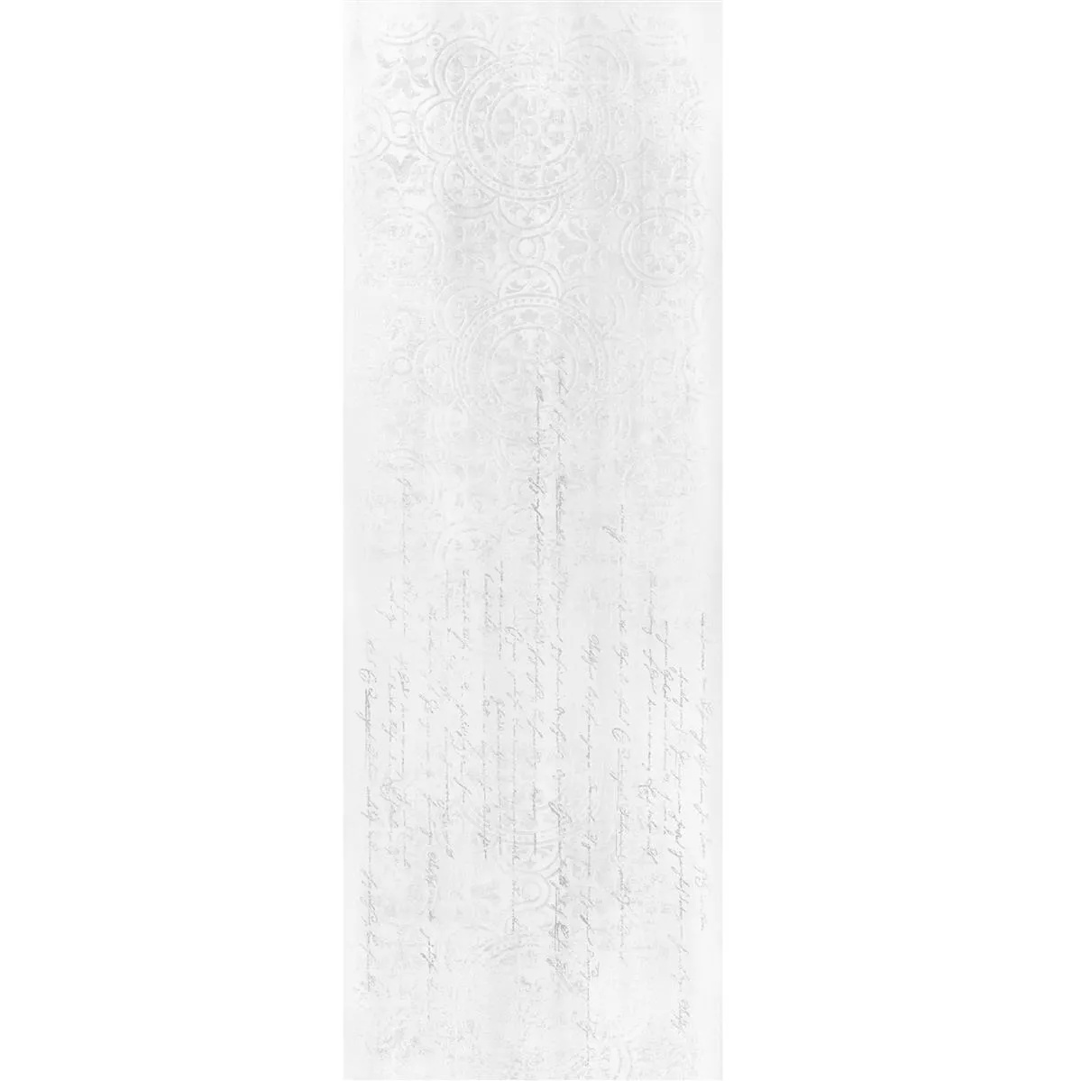 Azulejo Anderson Borda Natural 30x90cm Branco Decoração