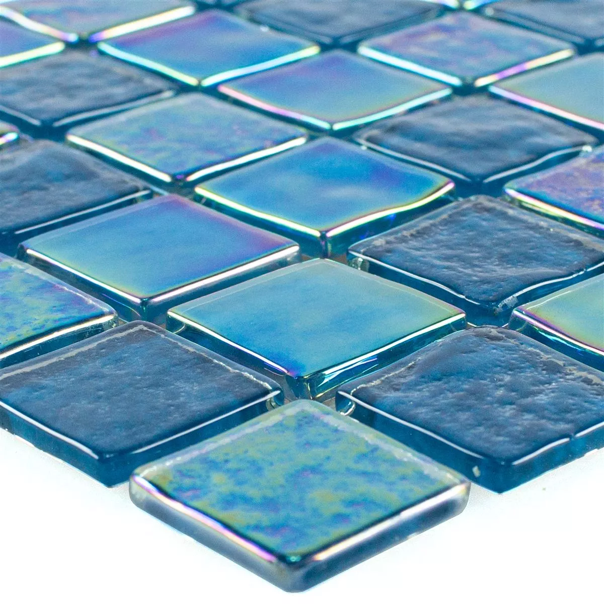 Mosaico De Vidro Azulejos Efeito Madrepérola Carlos Azul 23 Mosaico De Vidro Azulejos Efeito Madrepérola Carlos Azul 23