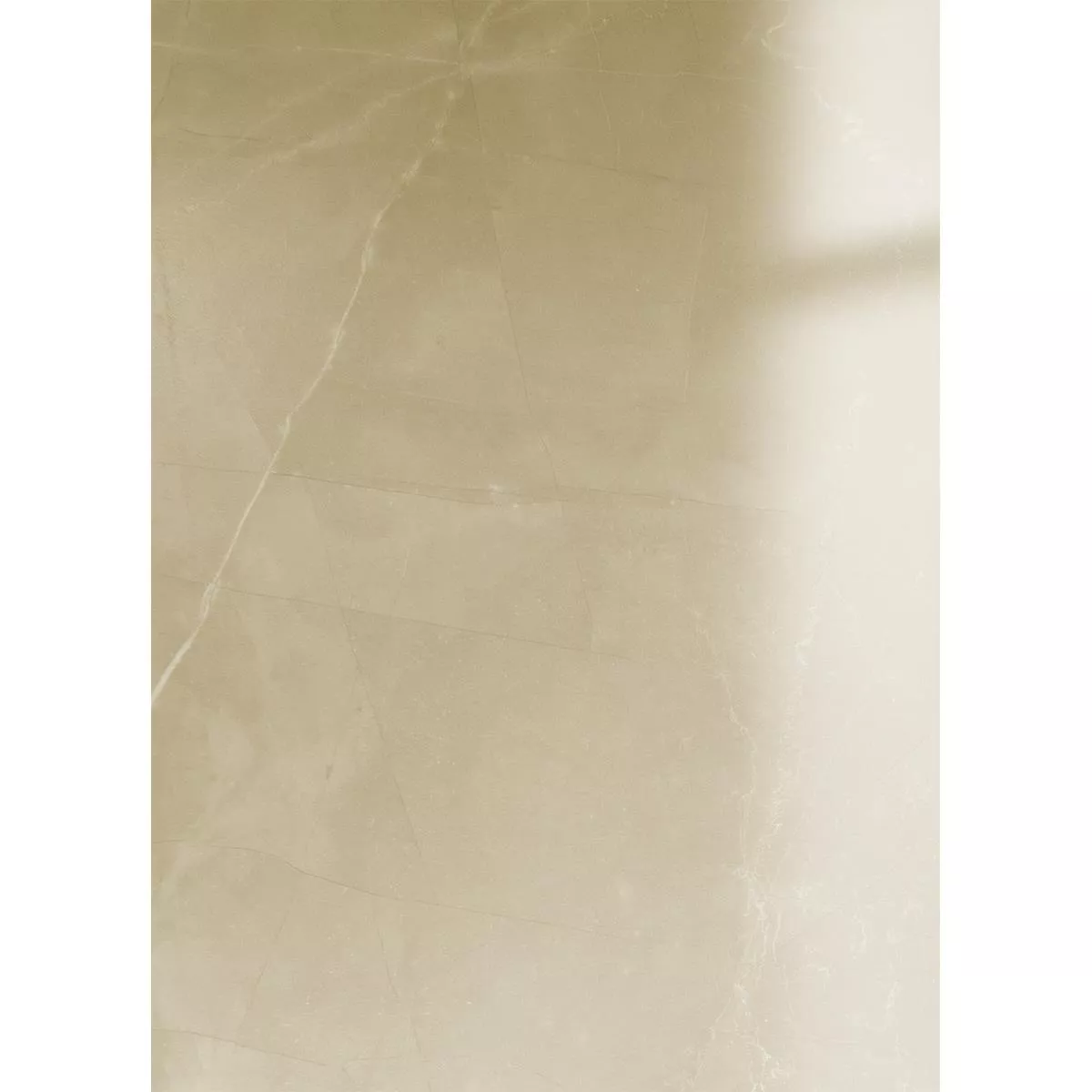 Ladrilhos Manarola Aparência de Mármore Brilhante Polido Creme 60x120cm Ladrilhos Manarola Aparência de Mármore Brilhante Polido Creme 60x120cm
