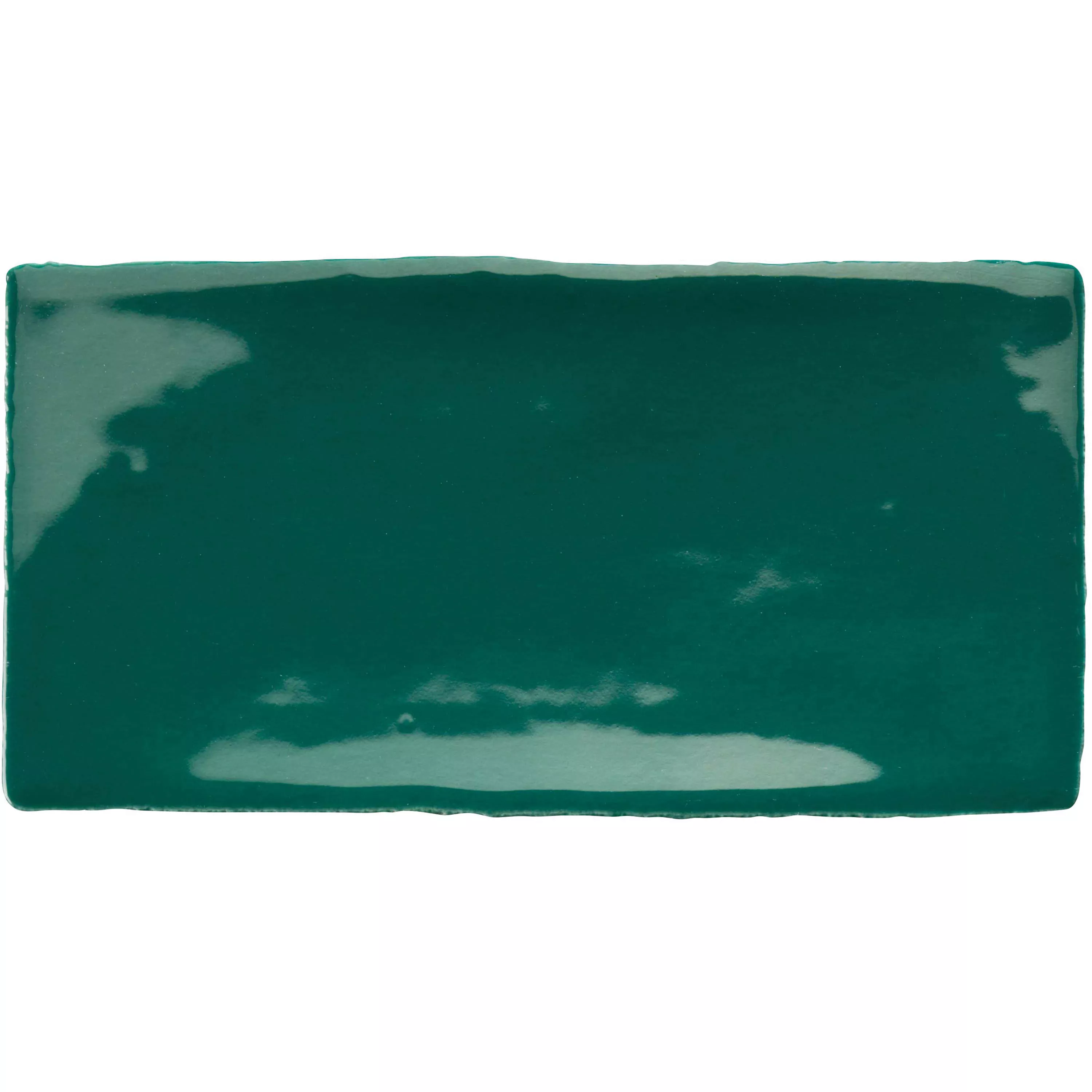 Azulejo Algier Feito à Mão 7,5x15cm Garrafa verde