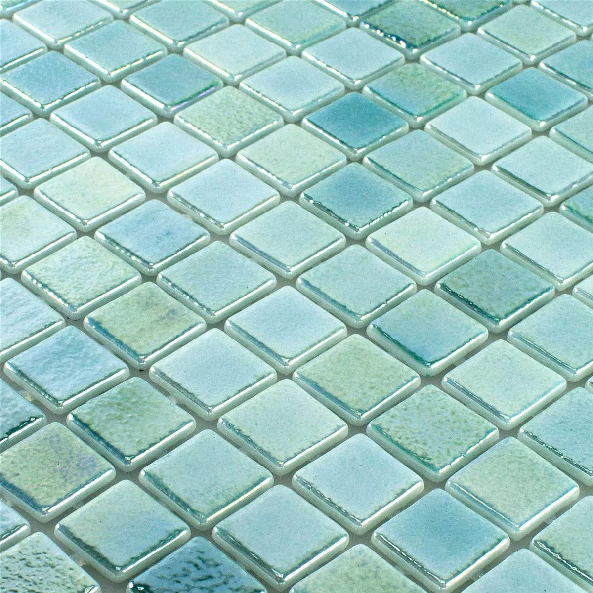 Padrão de Vidro Piscina Pool Mosaico McNeal Turquesa 25