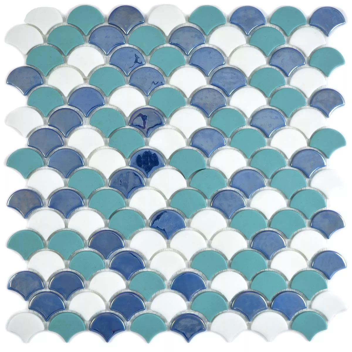 Padrão de Mosaico De Vidro Azulejos Laurenz Color Mix