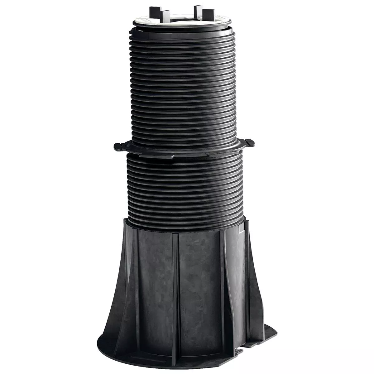 Pedestal ajustável preto 15,5 - 42 cm