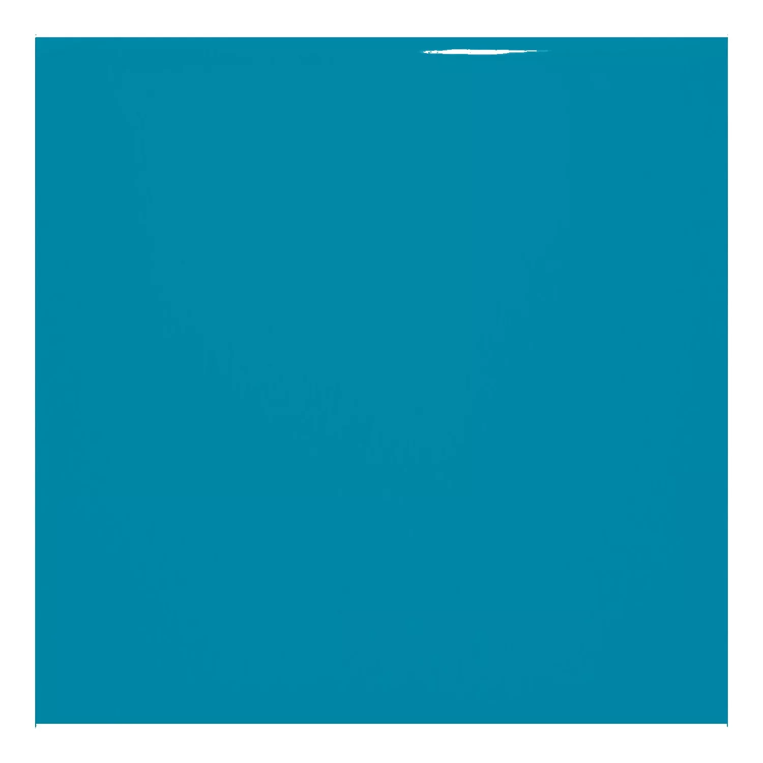 Ladrilho do metrô Turquesa Brilhante 10x10 cm Sem Faceta Freyburg Aqua Blue