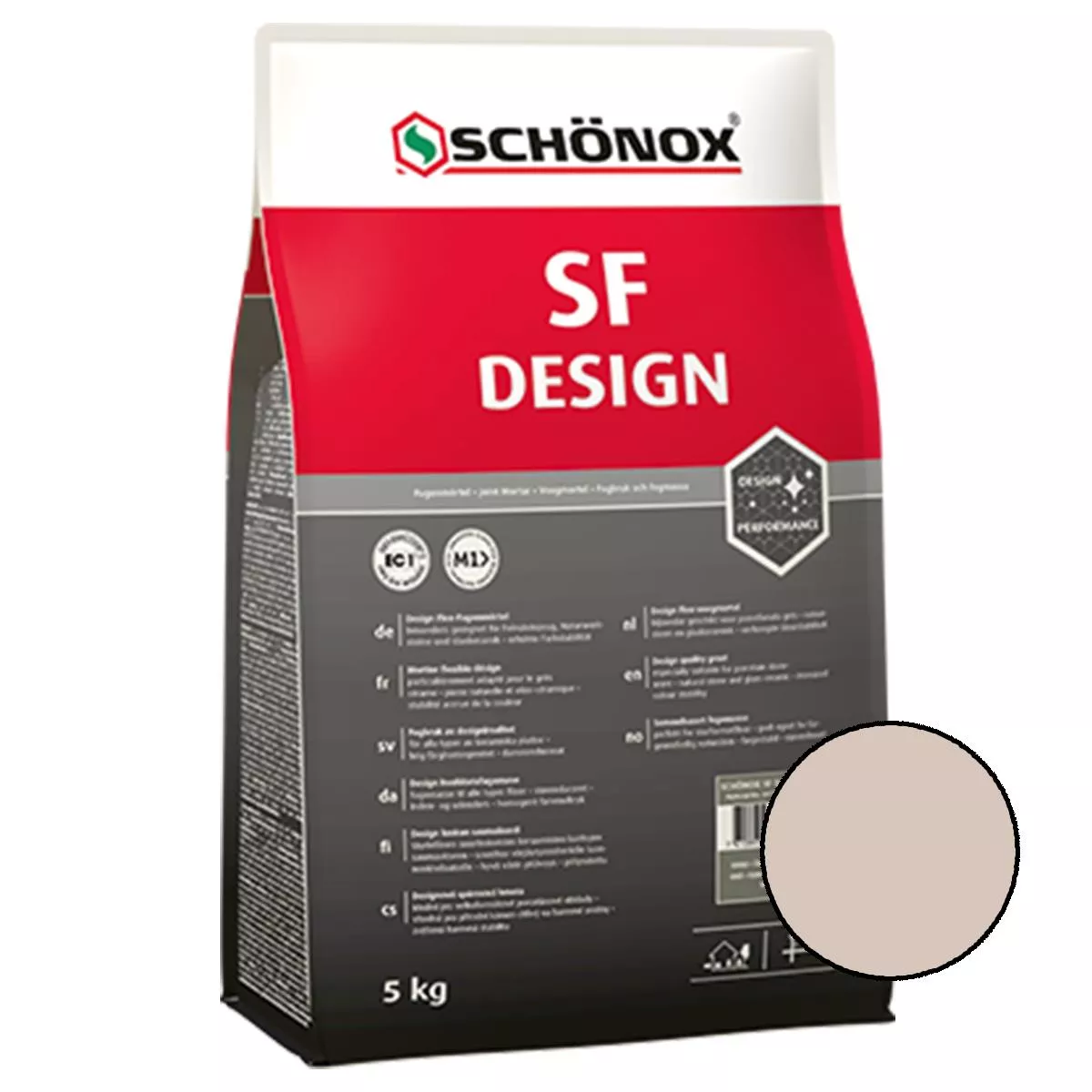 Argamassa Schönox SF Design Bahama Bege 5 kg