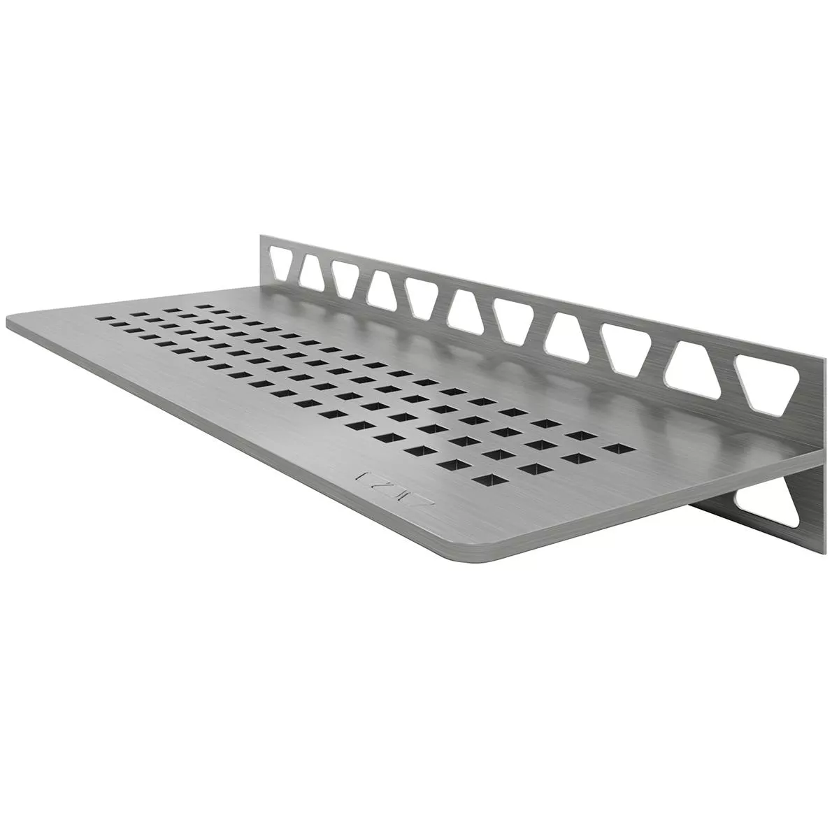 Prateleira de chuveiro prateleira de parede Schlüter retângulo 30x11,5cm quadrado prateado Prateleira de chuveiro prateleira de parede Schlüter retângulo 30x11,5cm quadrado prateado