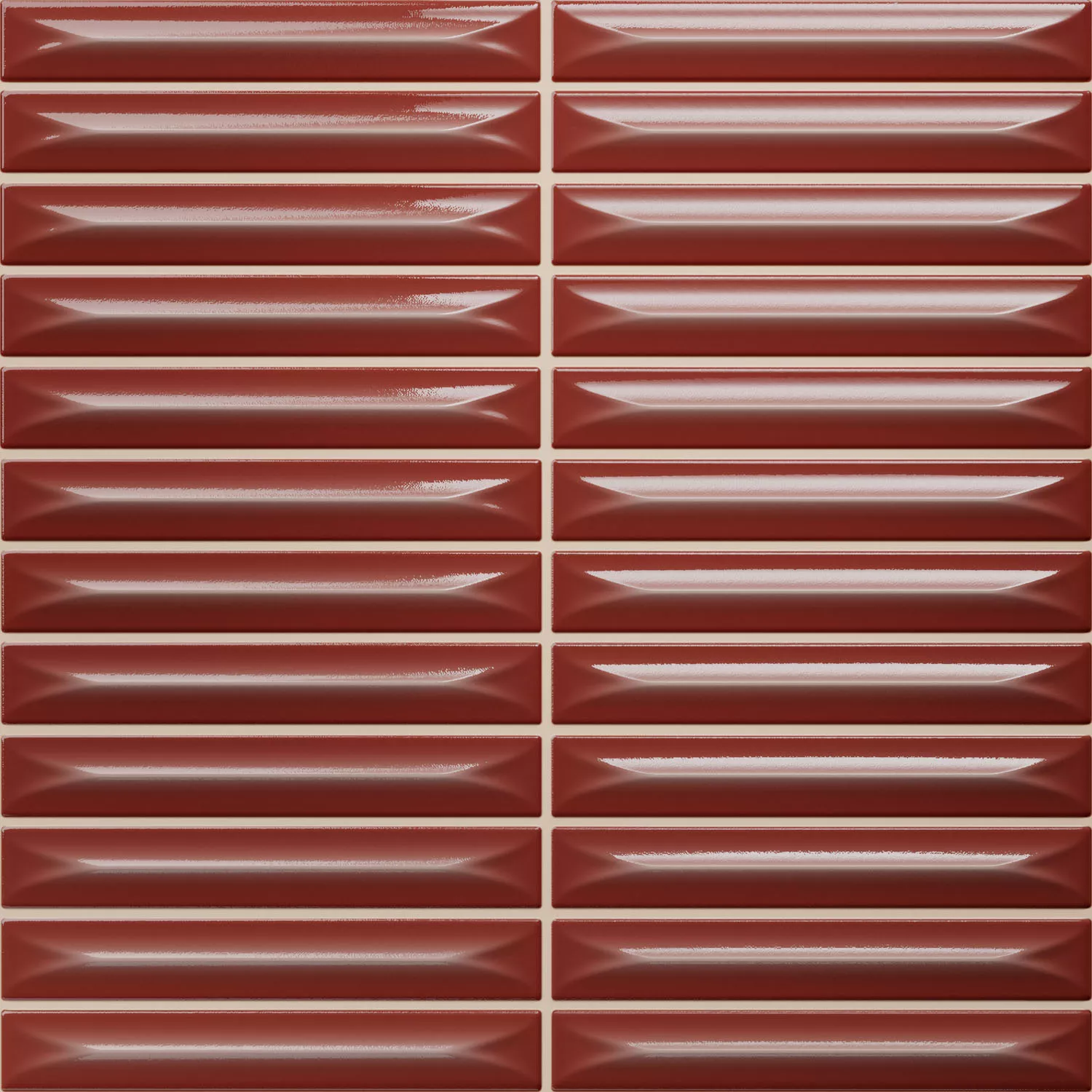 Bevel Karamell Brilhante Haste 20x20 cm