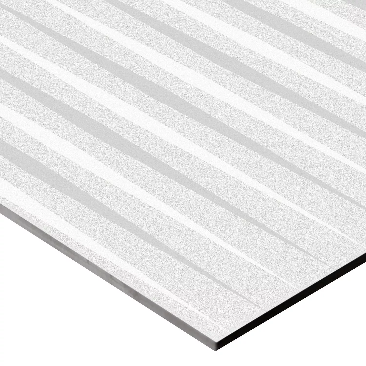 Azulejos Vulcano Stripes Decoração Retificado Branco 60x120cm
