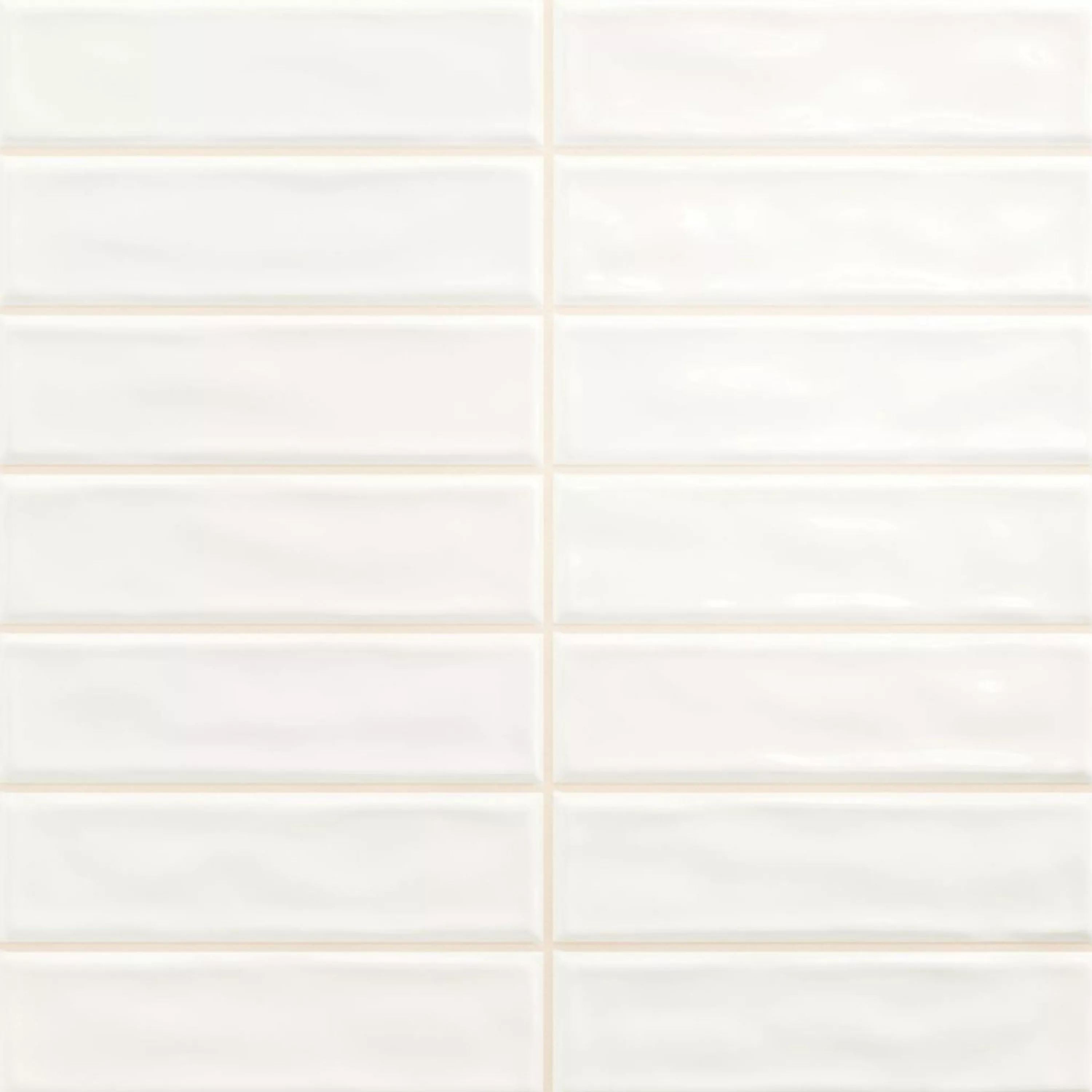 Azulejos Verbania Haste Brilhante Ondulado Branco 20x20cm