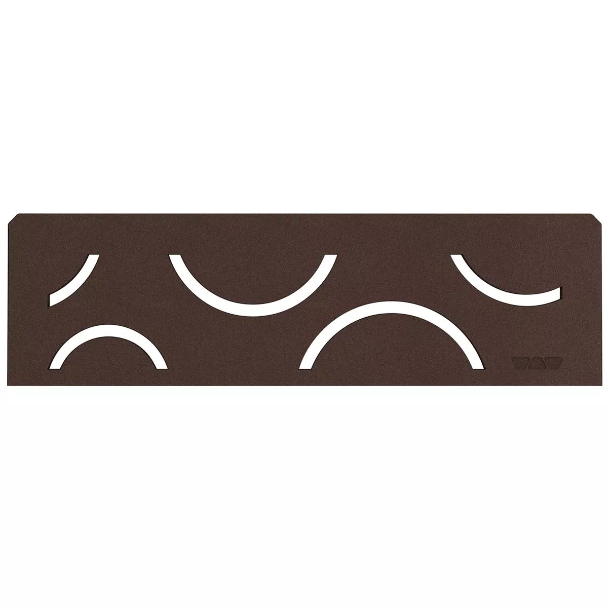 Prateleira de parede nicho Schlüter retângulo 30x8,7cm Curve Bronze