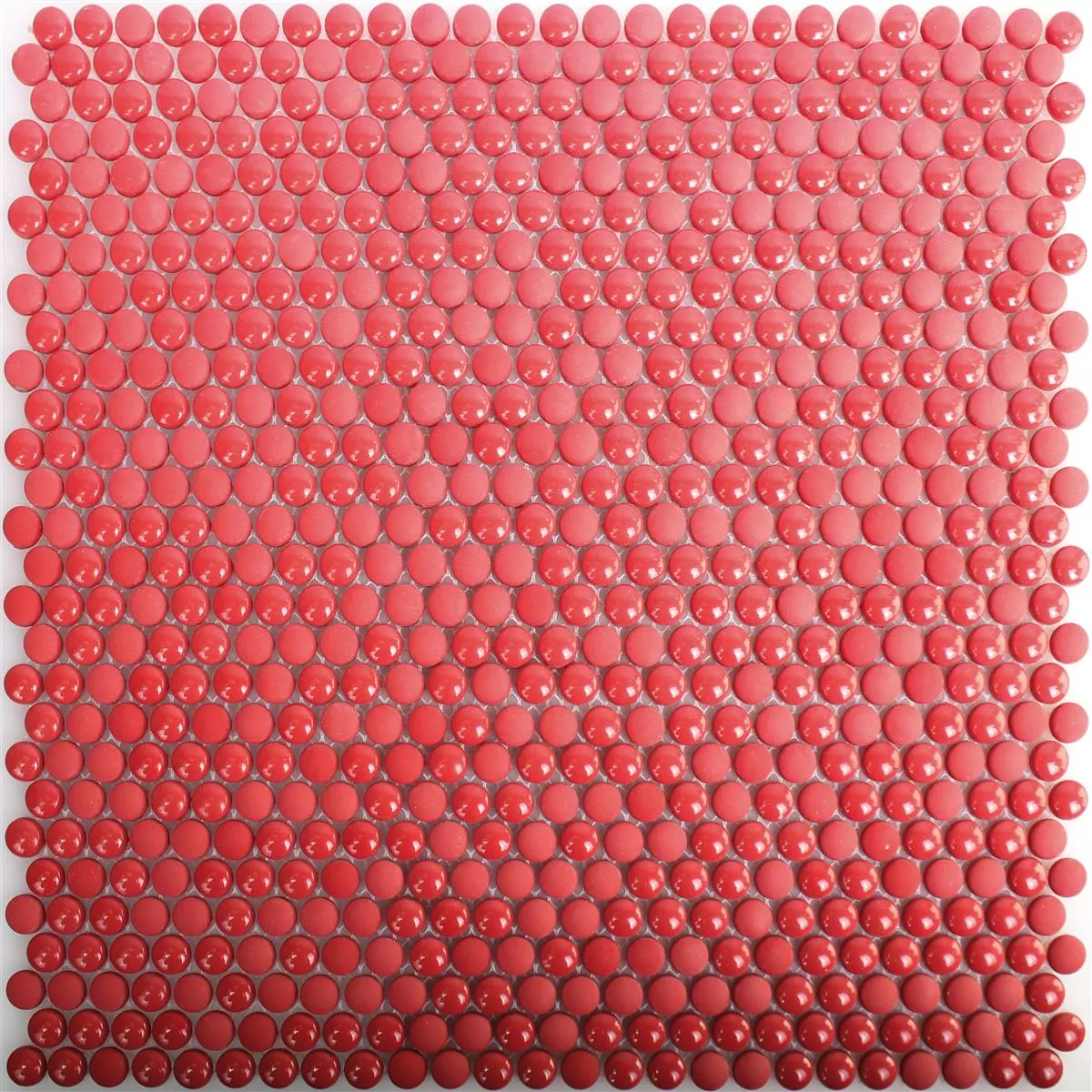 Mosaico De Vidro Azulejos Bonbon Em Volta Eco Vermelho