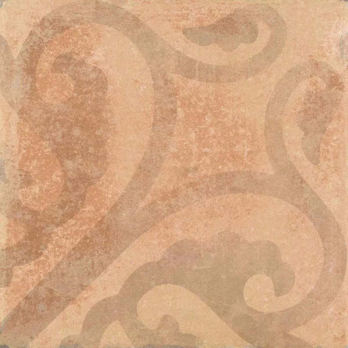 Queens Terracota Marrom Decoração 25x25 cm