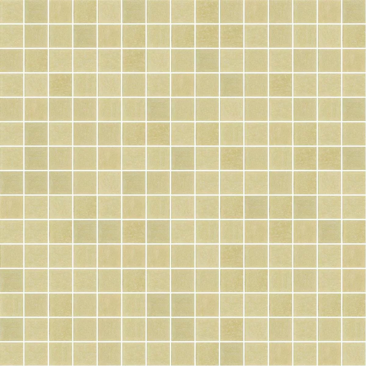 Mosaico De Vidro Telha Trend-Vi Vitreo 180 Bege Areia 20x20mm