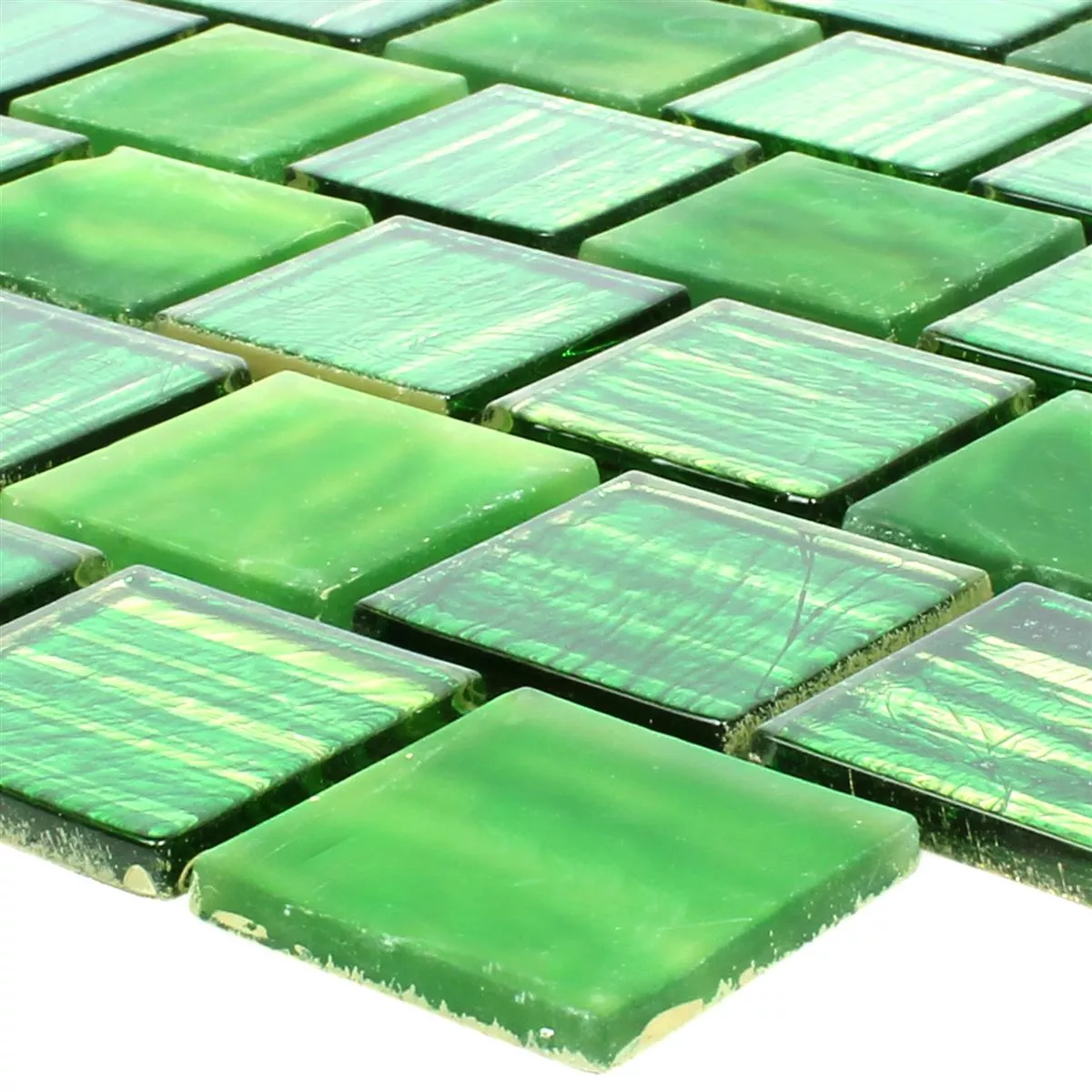 Mosaico De Vidro Azulejos Lanzarote Verde Estreito
