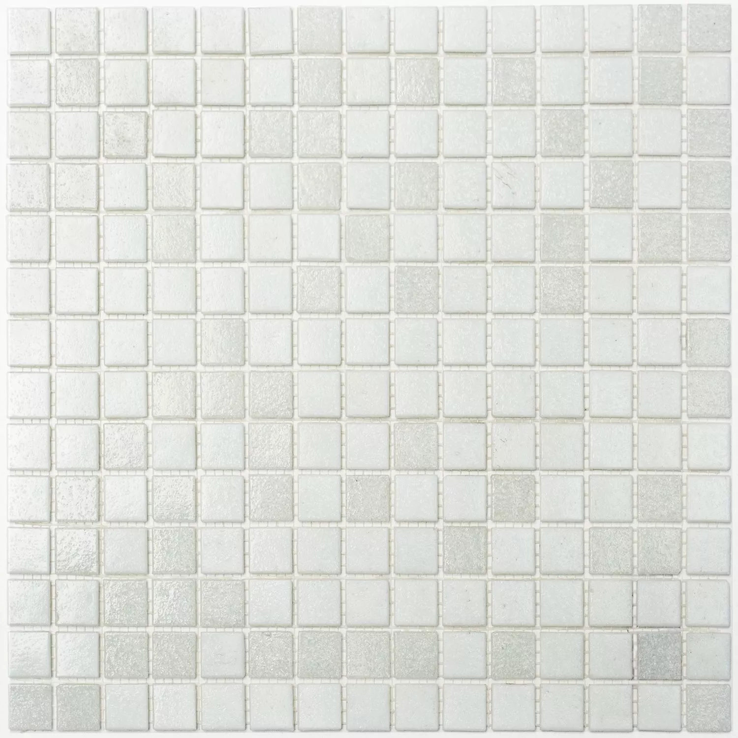 Padrão de Mosaico De Vidro Azulejos Branco Mix